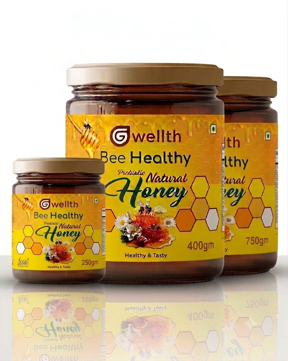 Gwellth Bee Healthy Probiotic Natural Honey