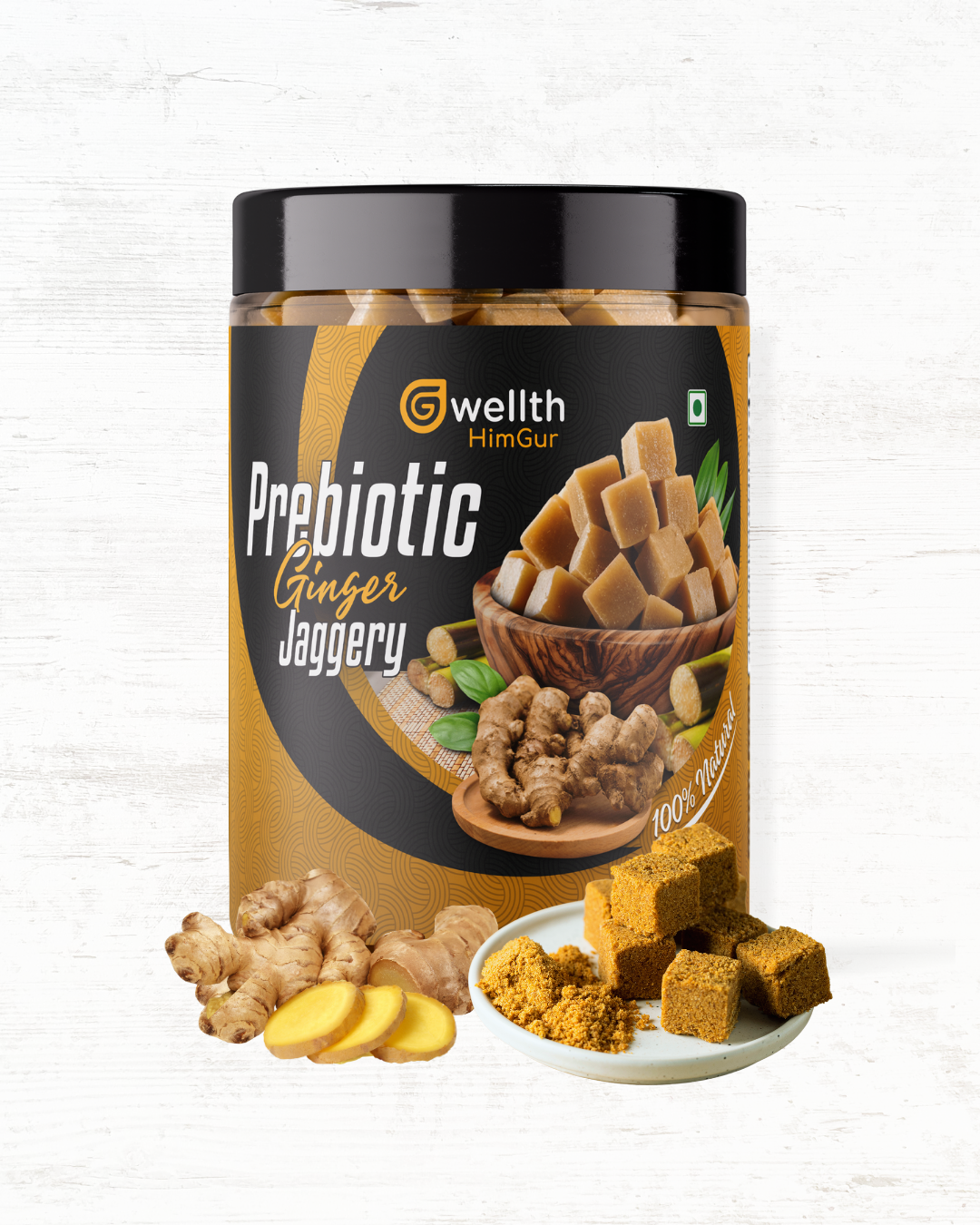 Prebiotic Ginger Jaggery