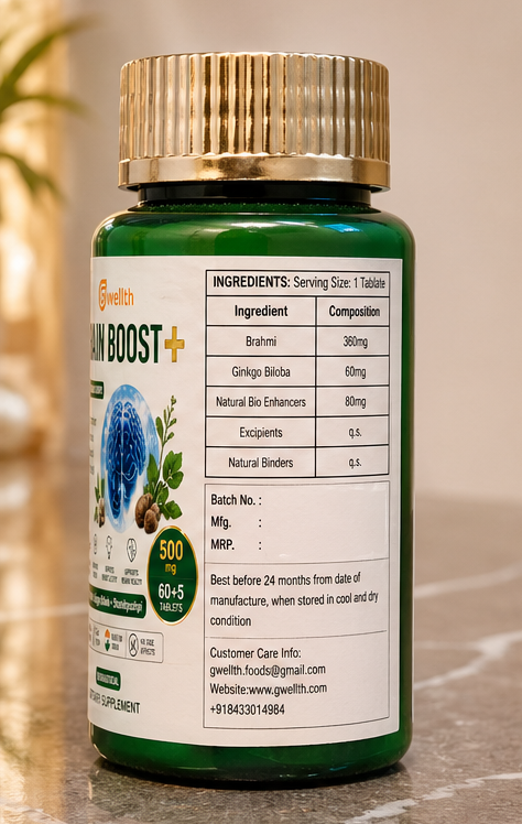 Gwellth Brain Boost+