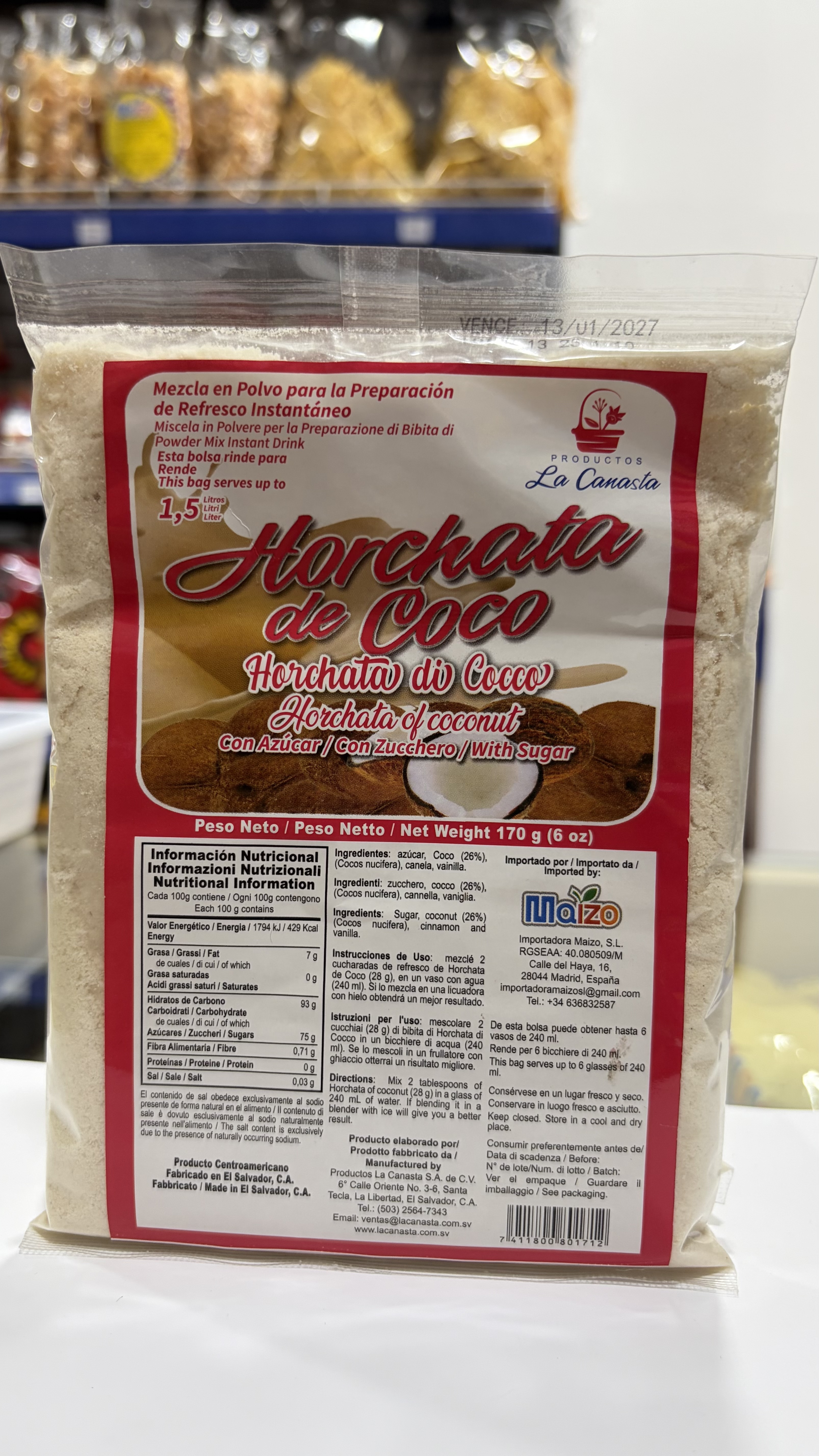 Horchata de Coco