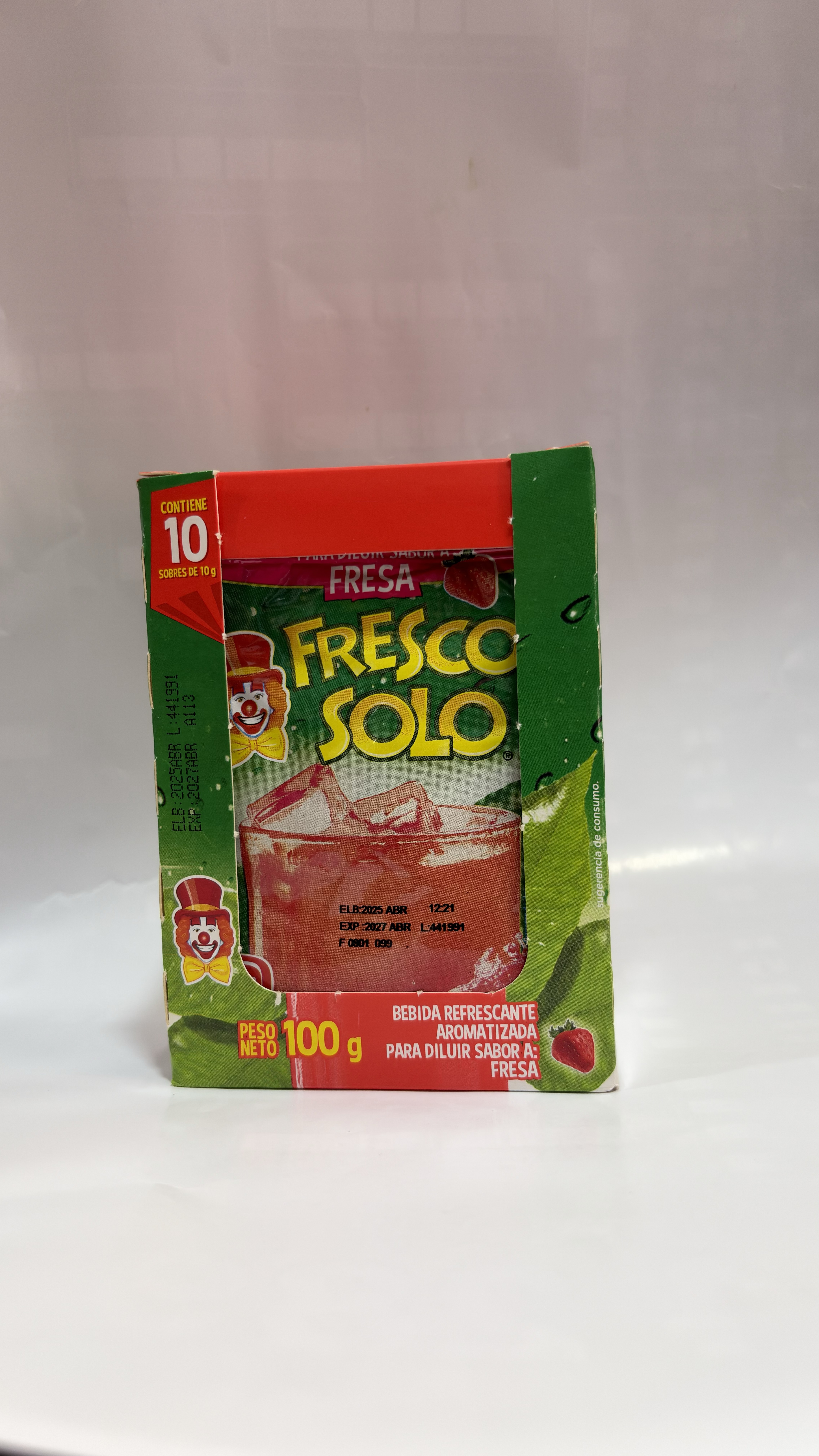Fresco Solo Sabor Fresa