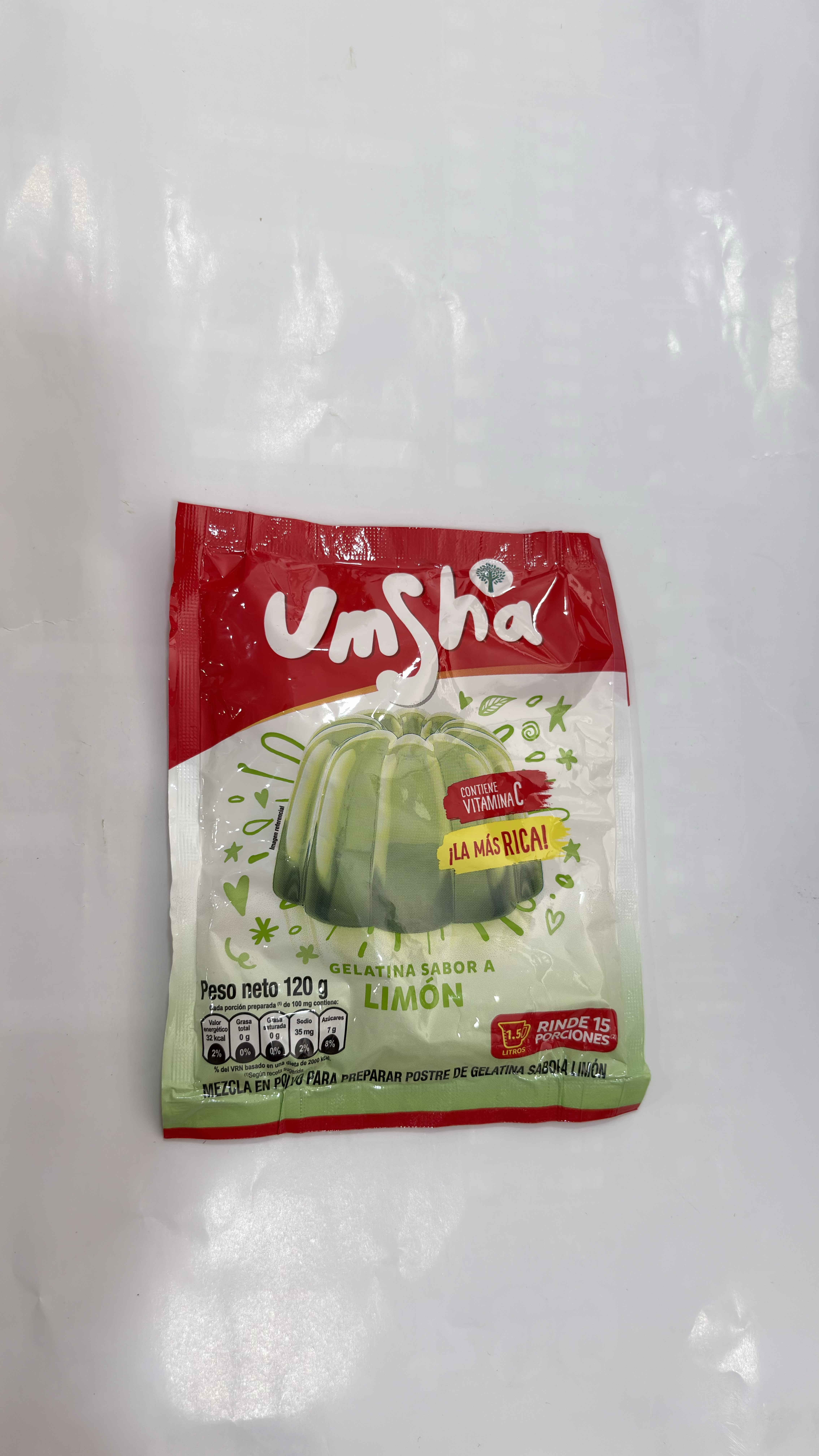 Gelatina Sabor Limón Umshe
