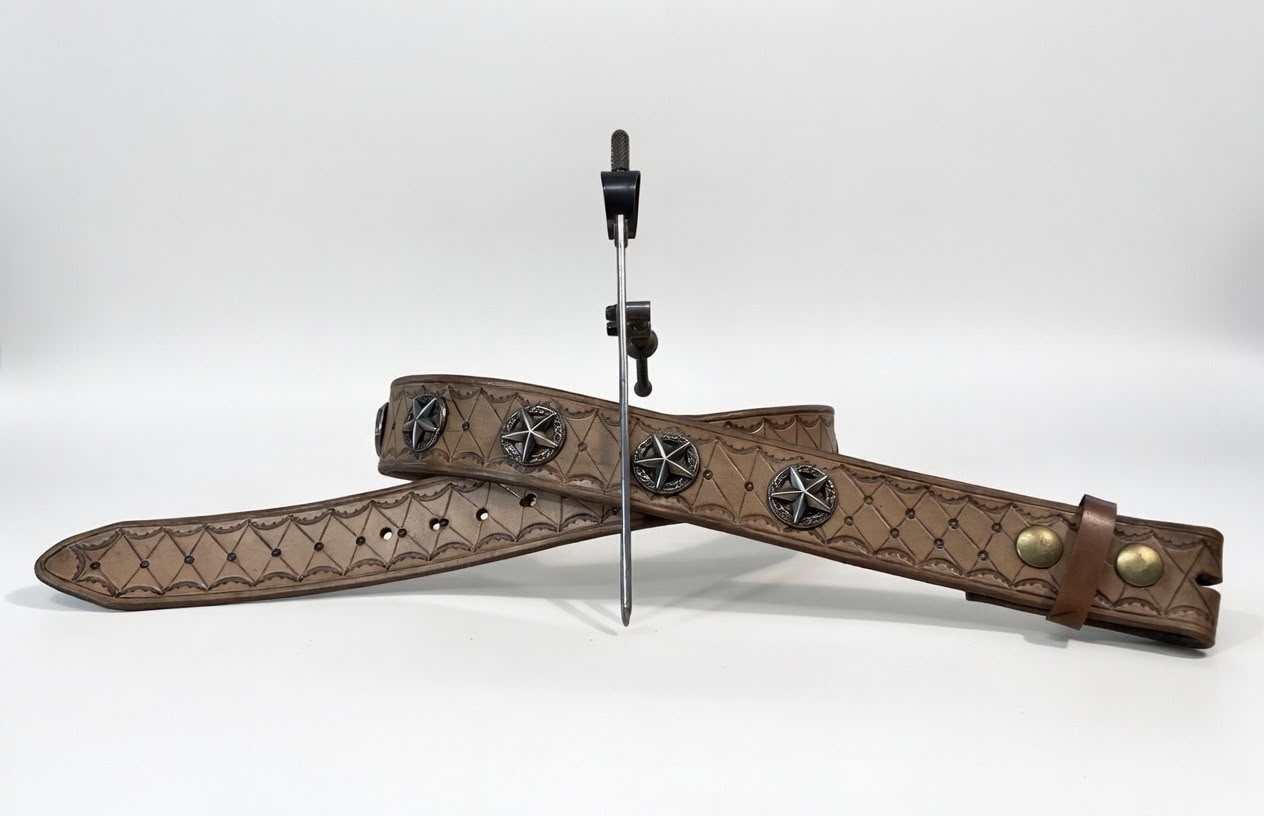 Correa de guitarra de cuero