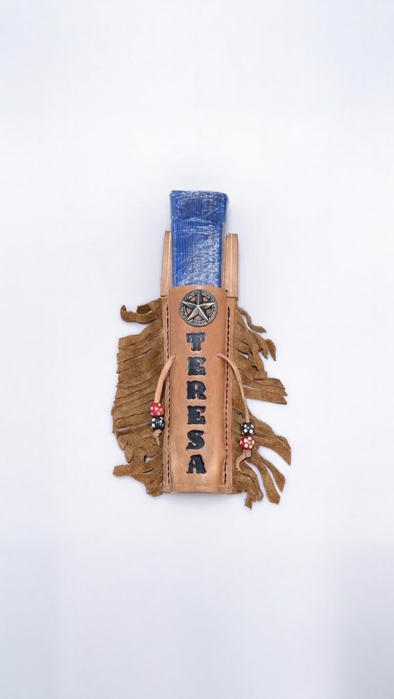 Funda de cuero personalizada