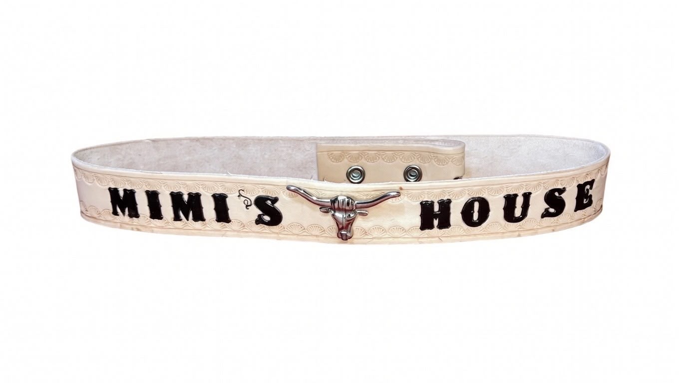 Cinturón personalizado 'Mimi's House'