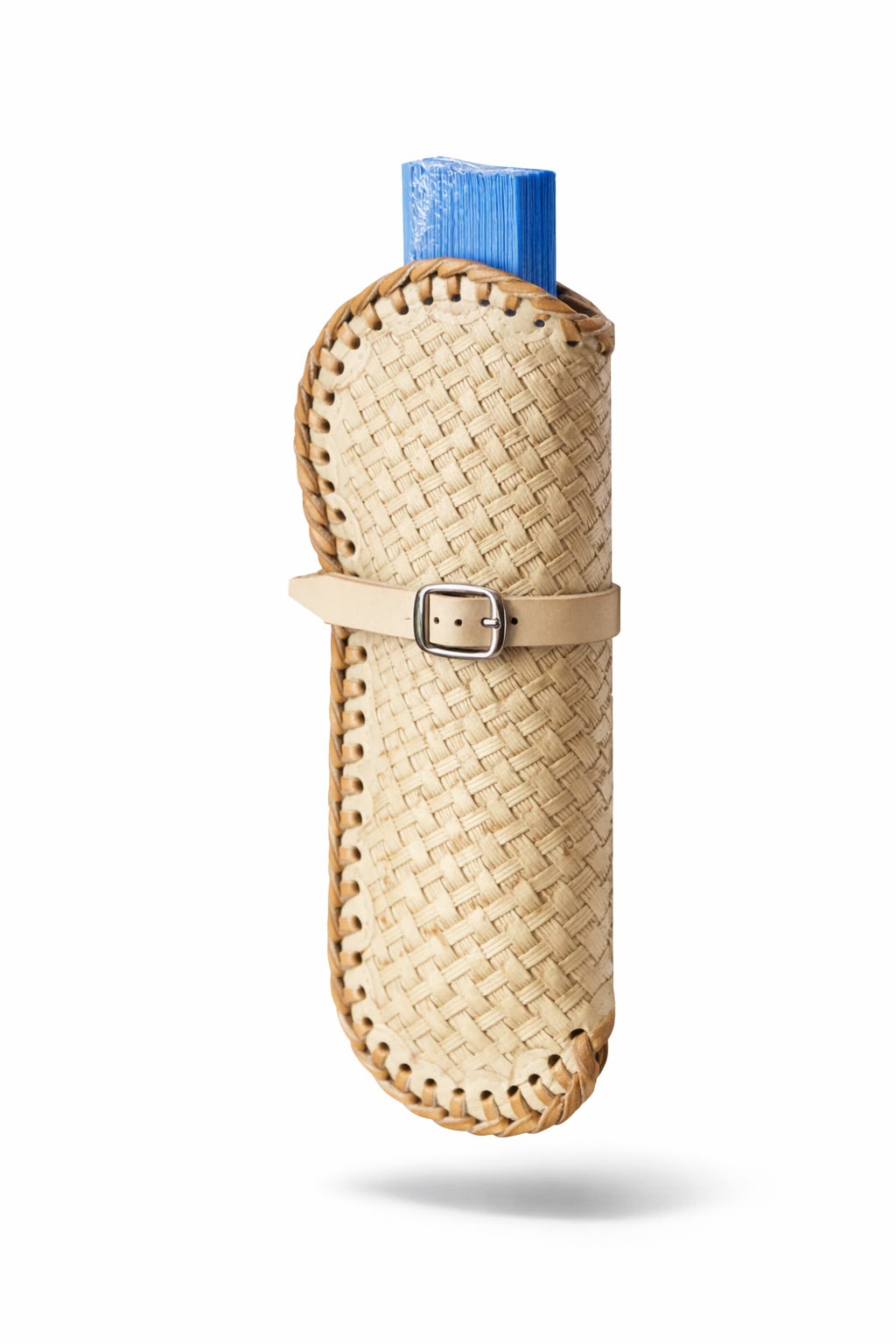 Funda de cuero para abanico