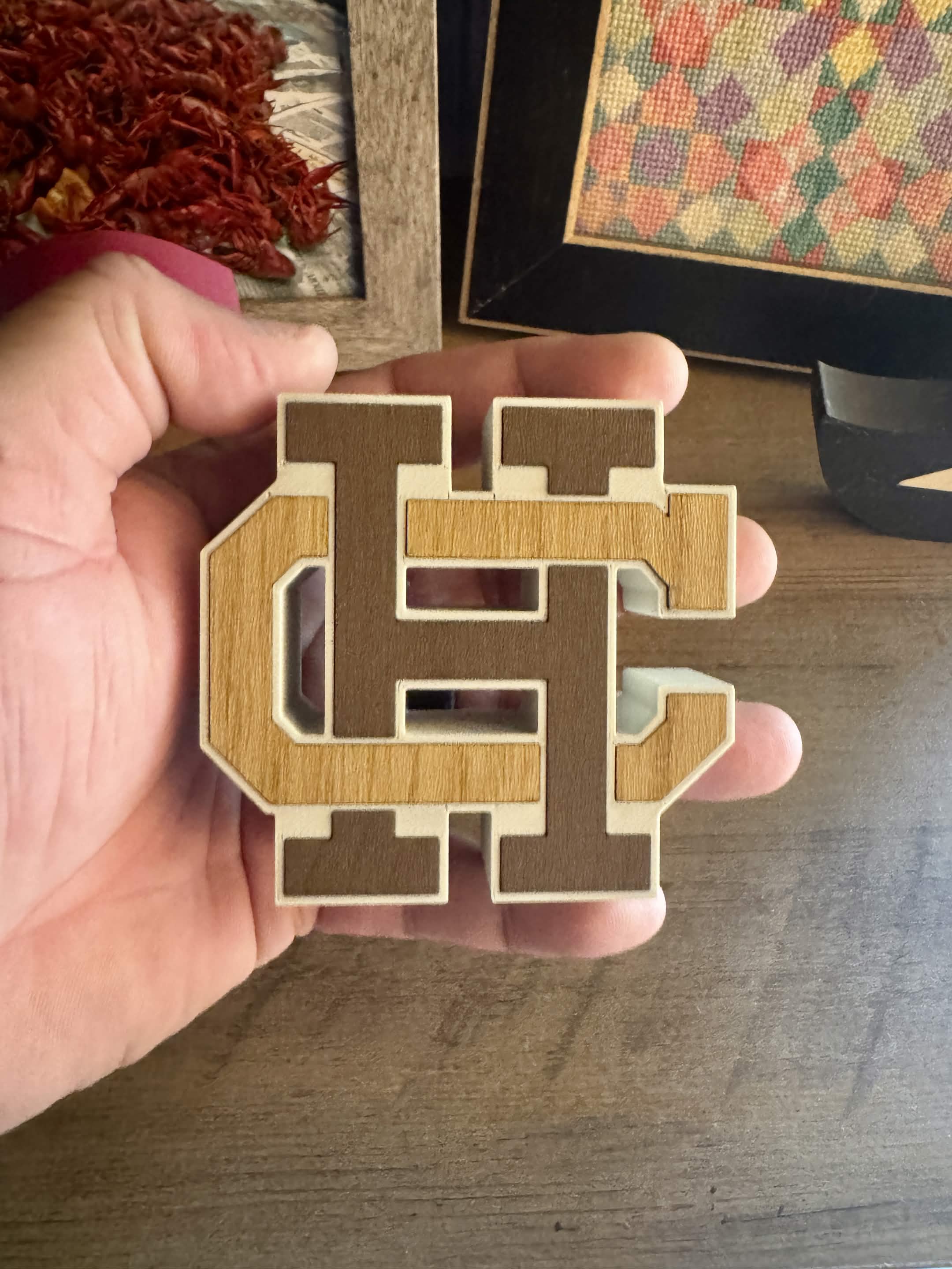 Holy Cross School Logo Sign