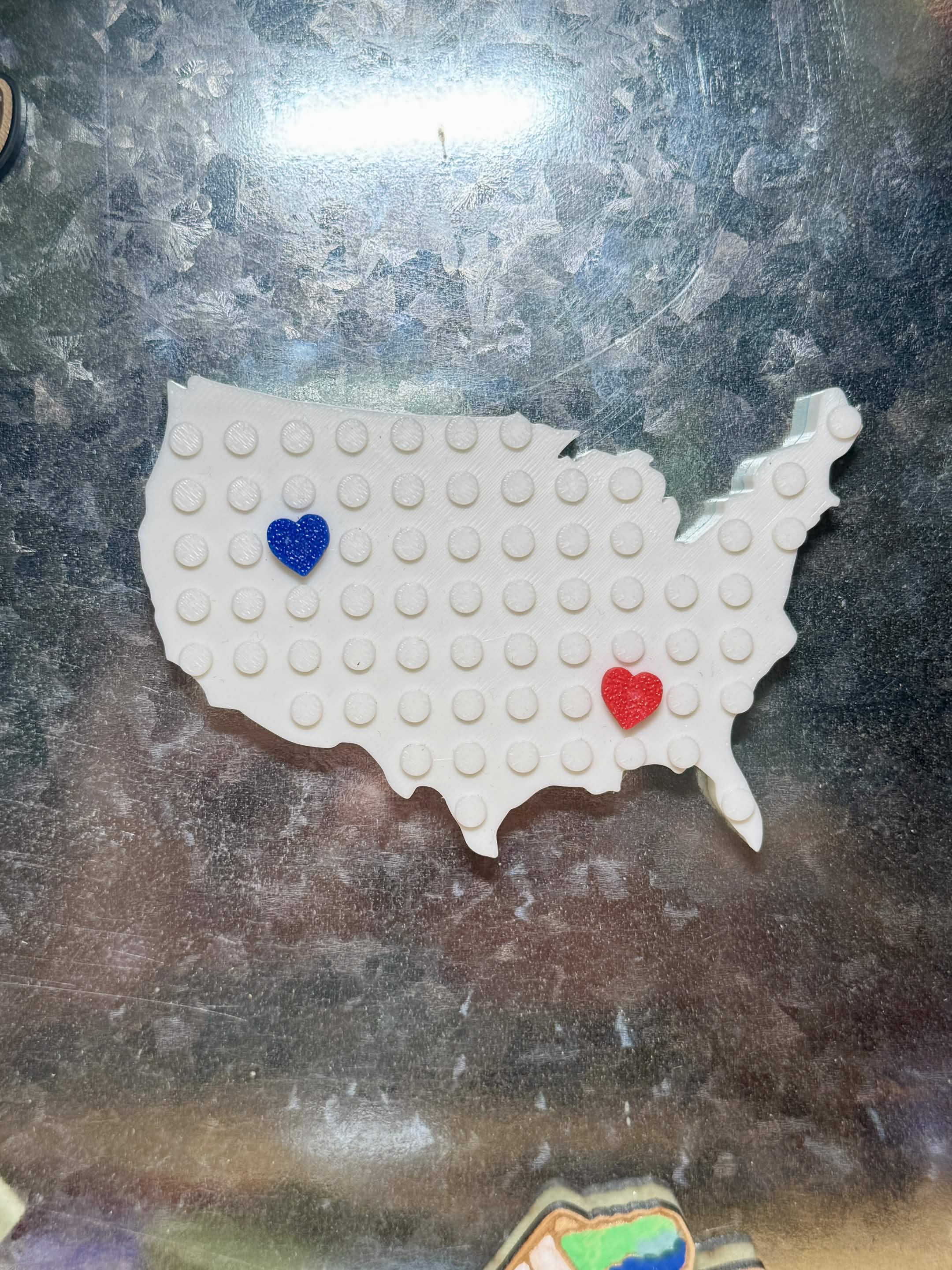 State-Shaped Brick Magnets