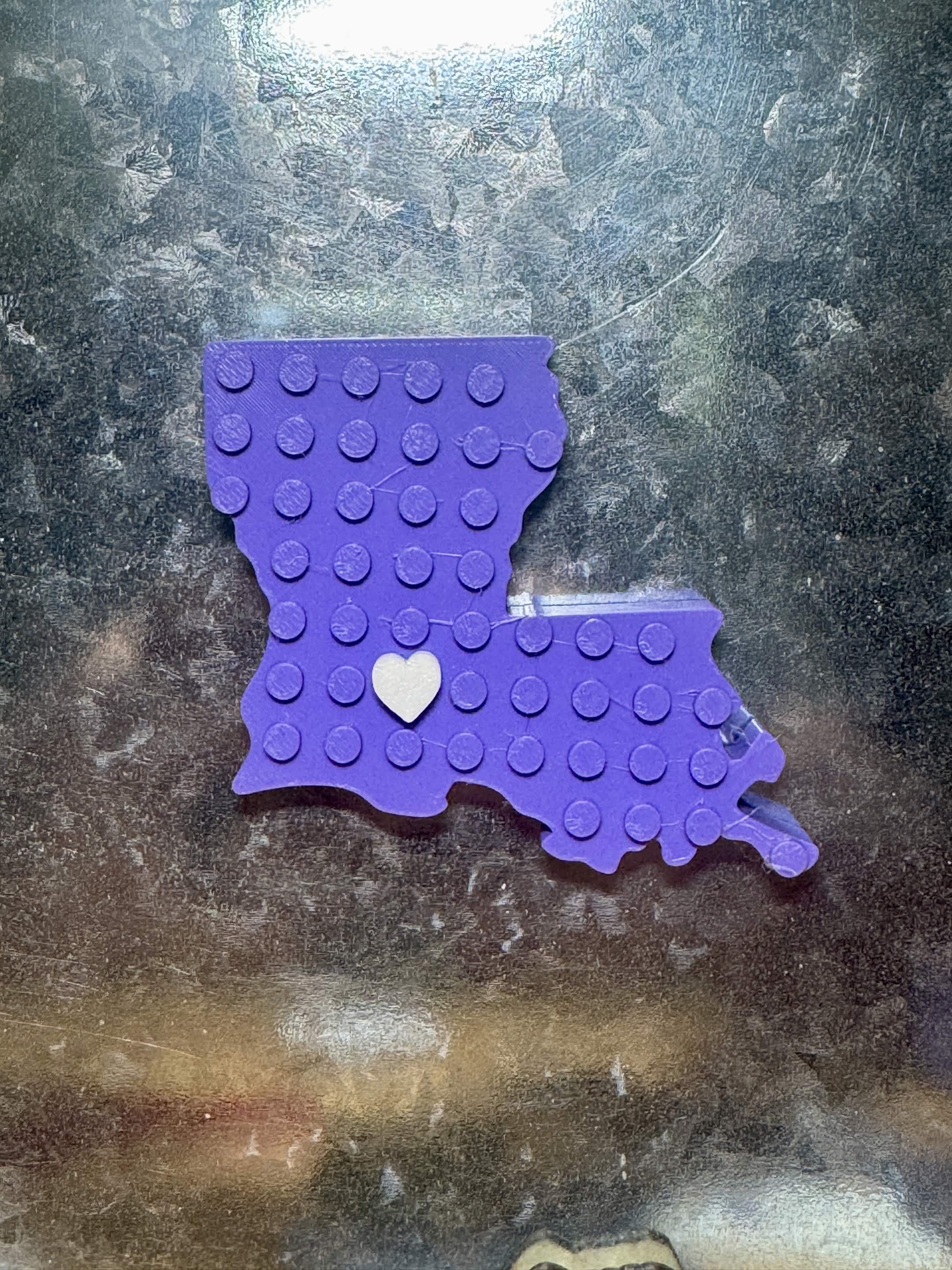 State-Shaped Brick Magnets