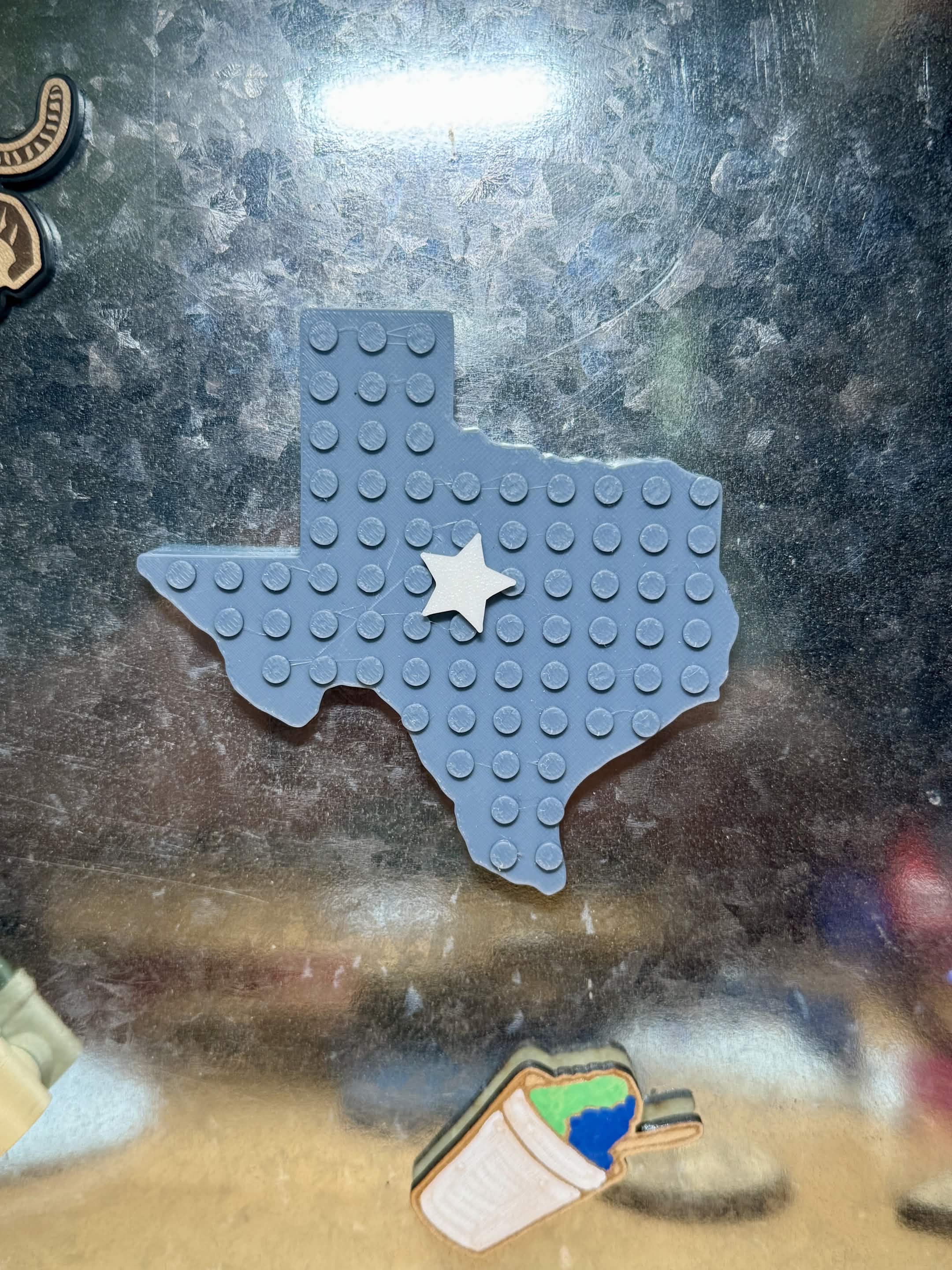 State-Shaped Brick Magnets