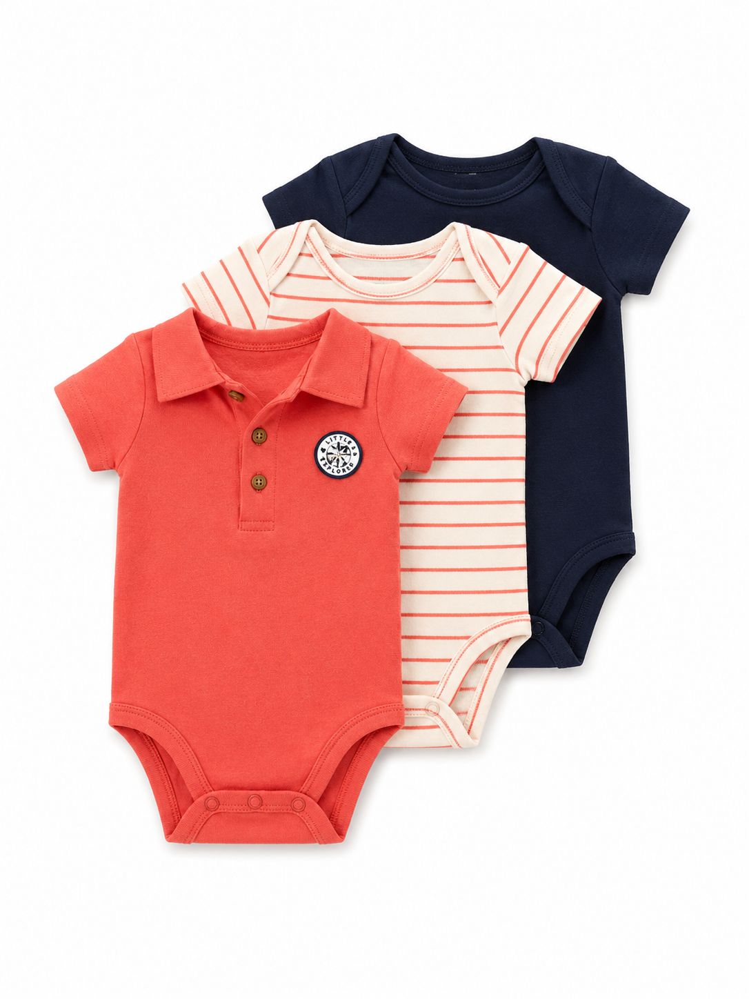 Cod 333 - Kit 3 Bodys Gola Polo Carter's