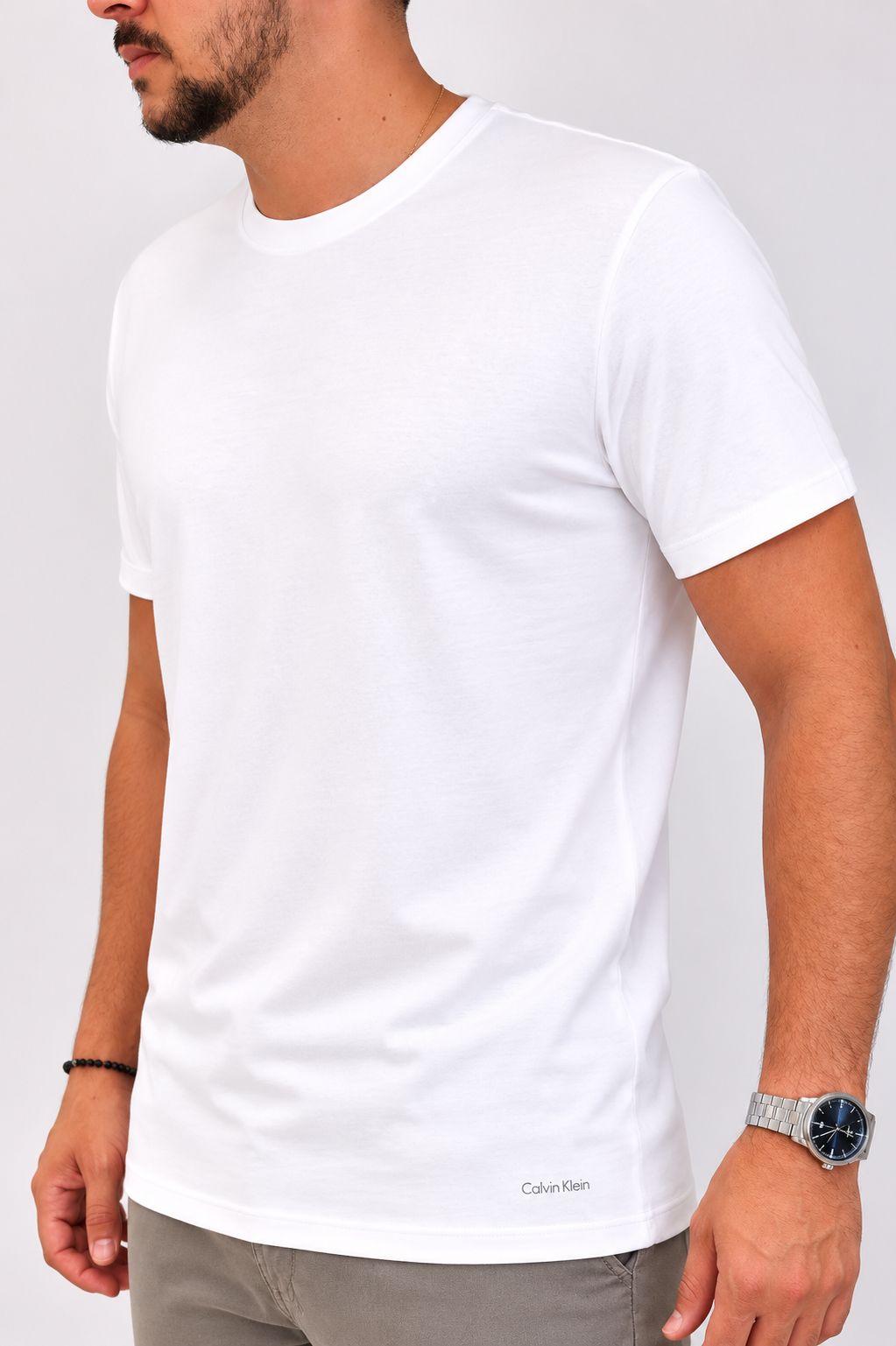 Cod 92,93,94 - Camiseta Básica Calvin Klein Branca 