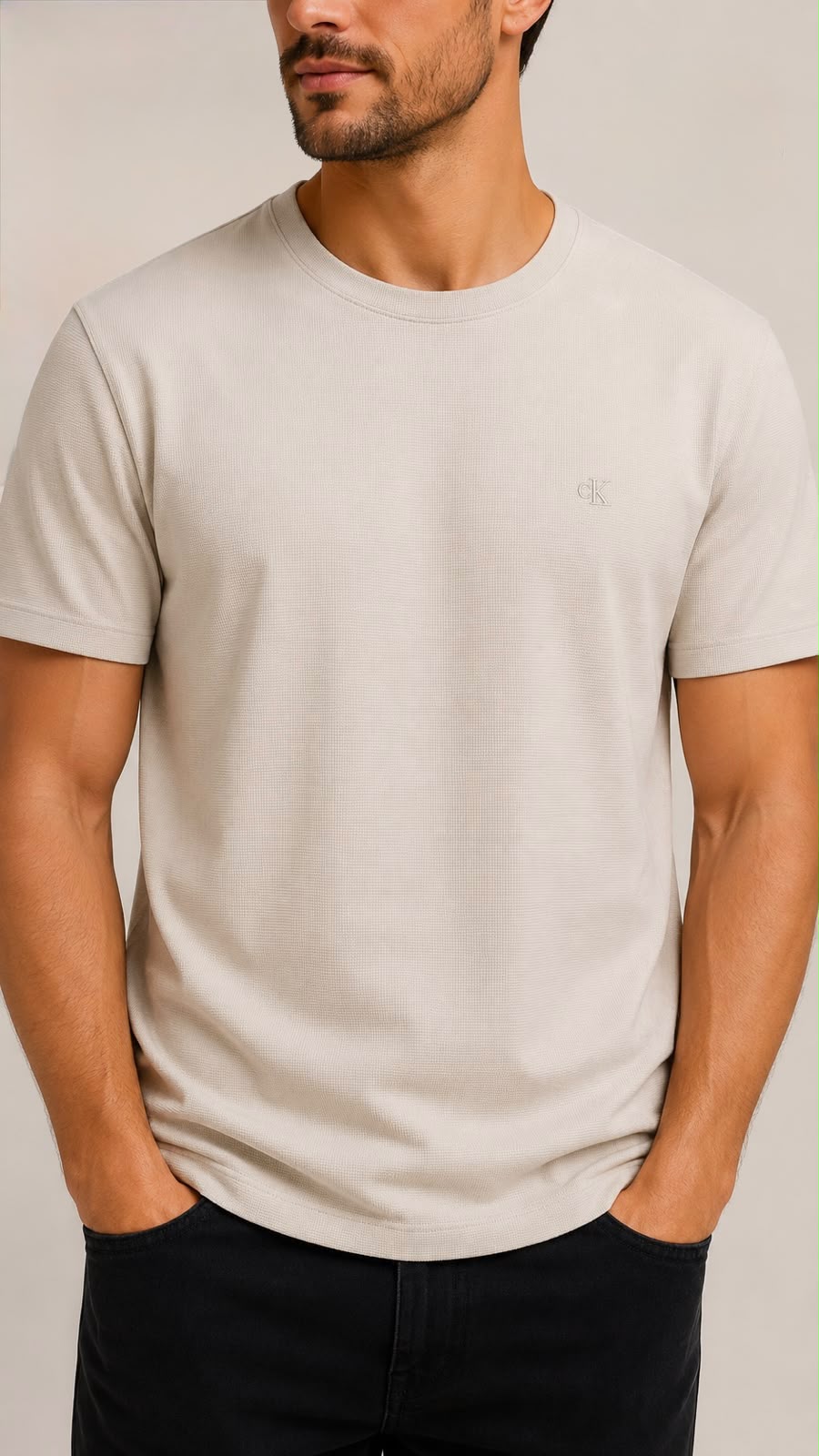 Cod 415 - Camiseta Texturizada Calvin Klein