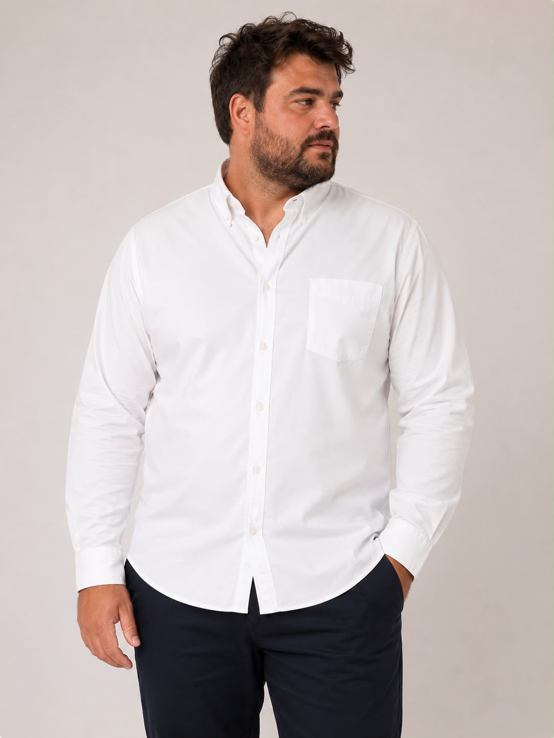 Cod 40 - Camisa Social GAP Branca