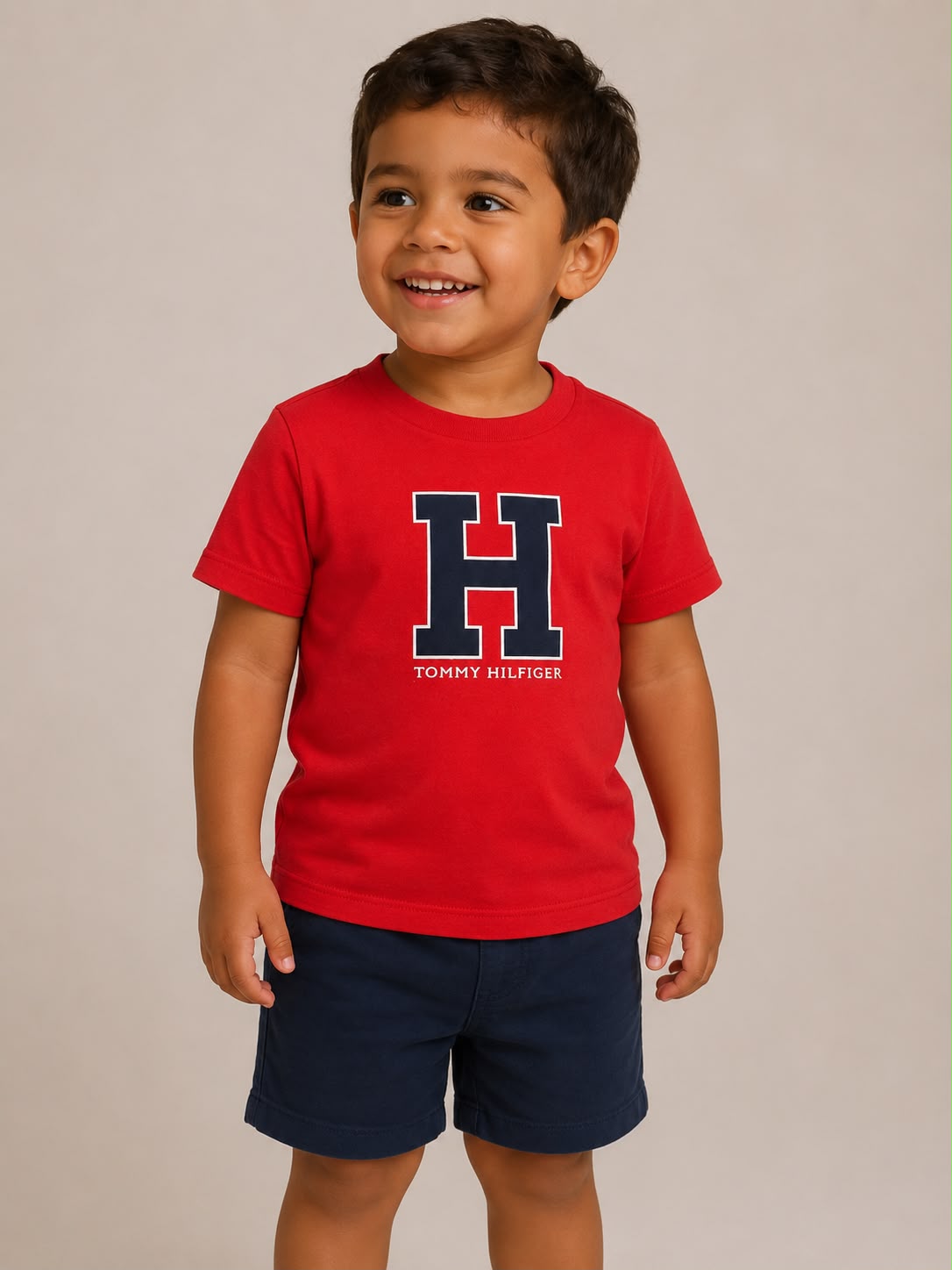 Cod 301 - Camiseta Tommy Hilfiger Vermelha