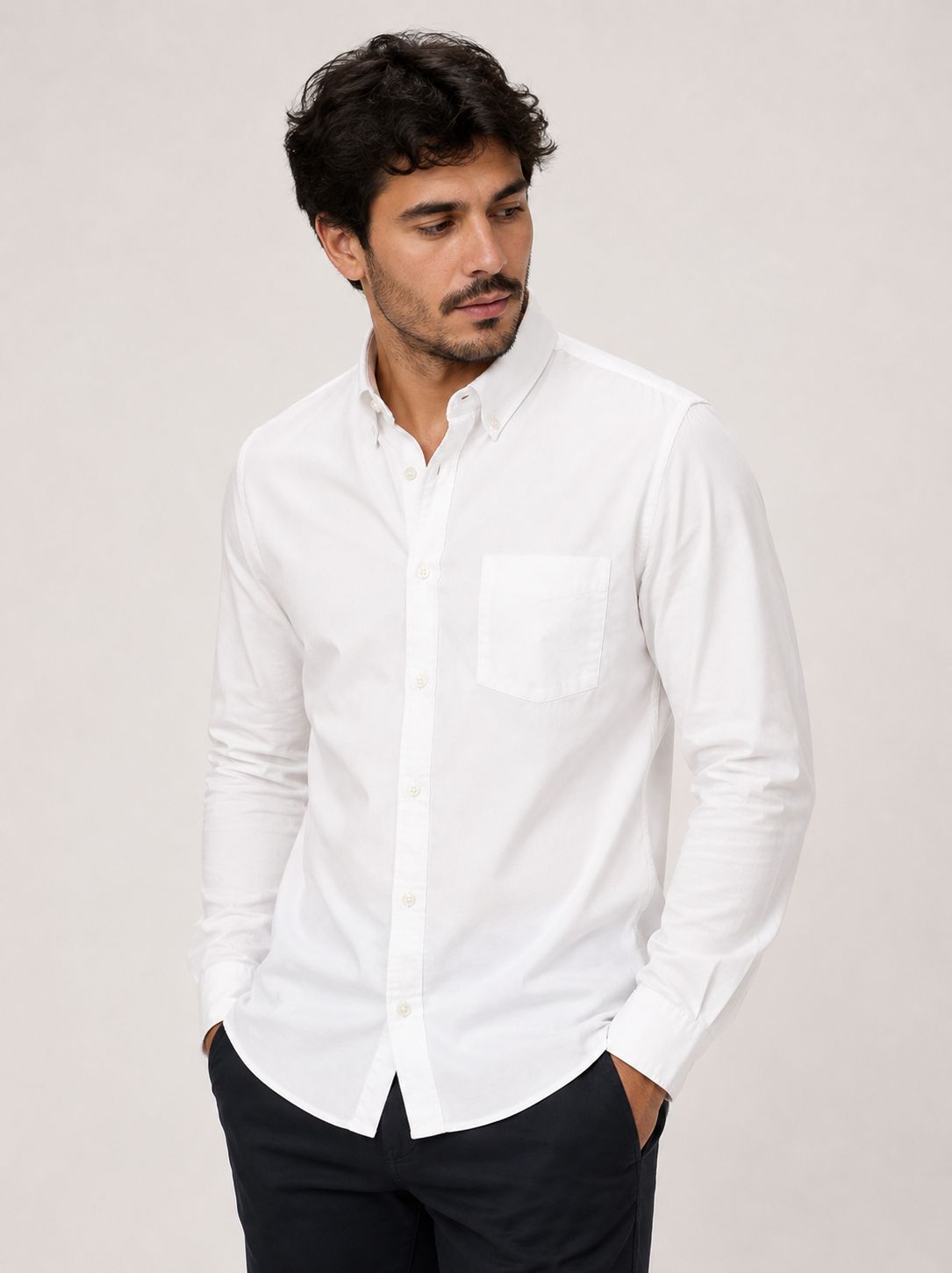 Cod 40 - Camisa Social GAP Branca