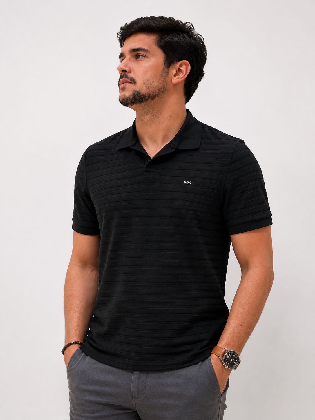 Cod 360 -  Camisa Polo  Kors  Preta