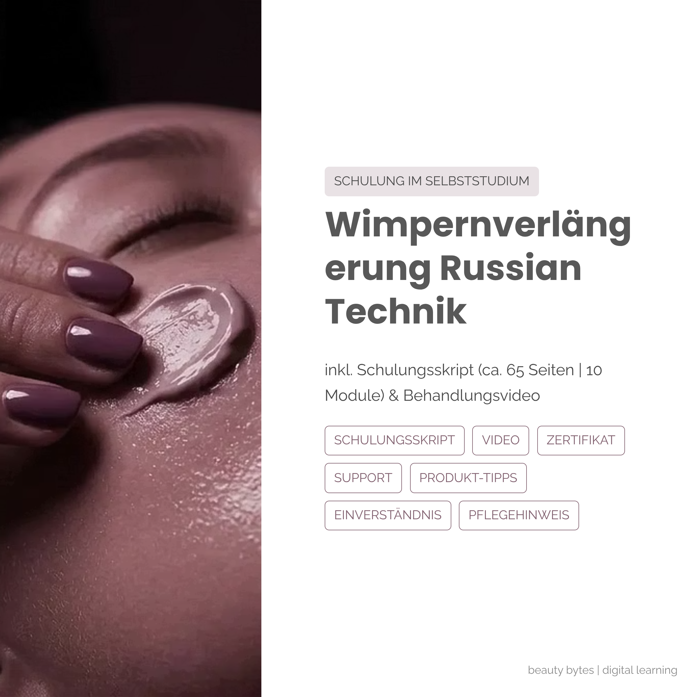 Wimpernverlängerung Russian Technik