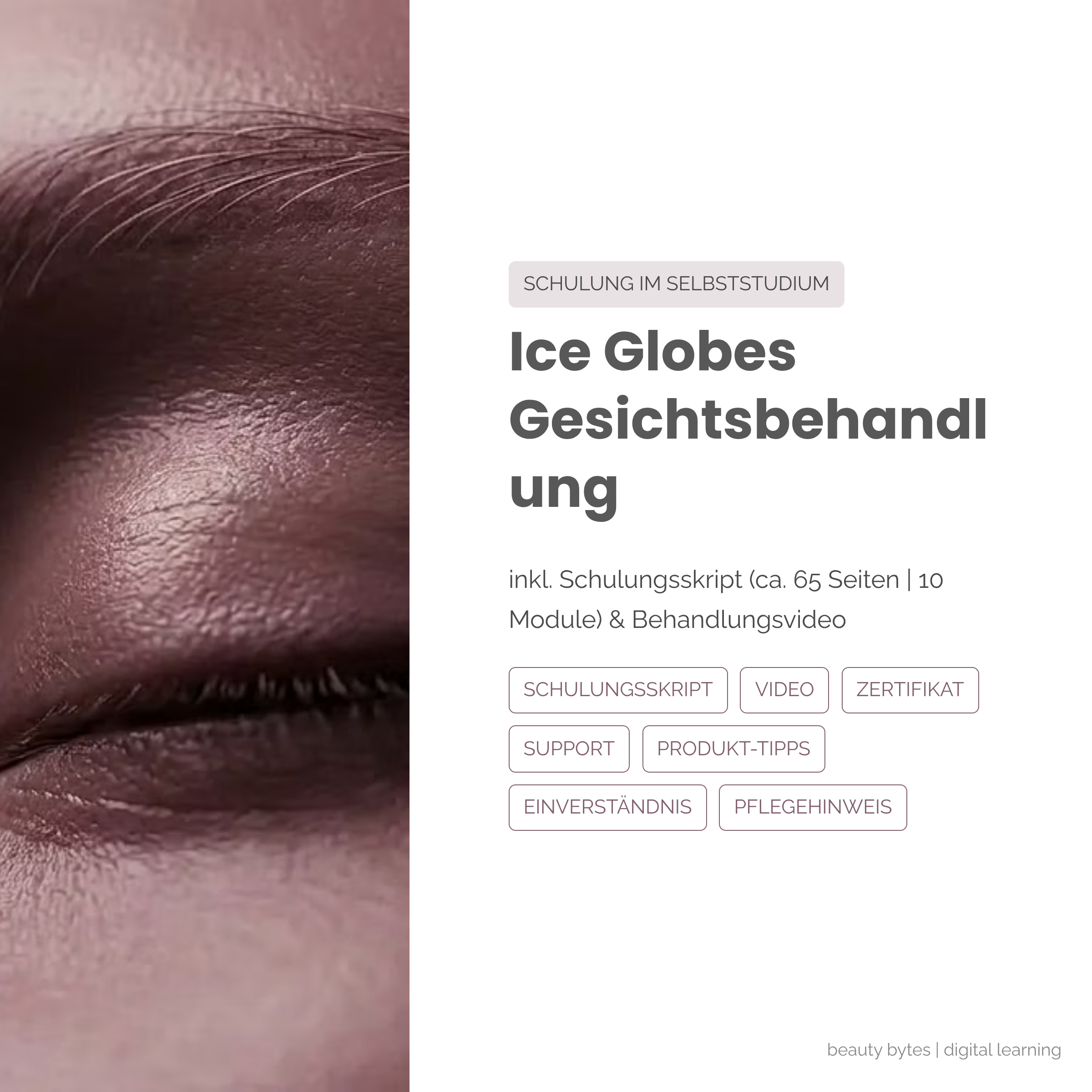 Ice Globes Gesichtsbehandlung