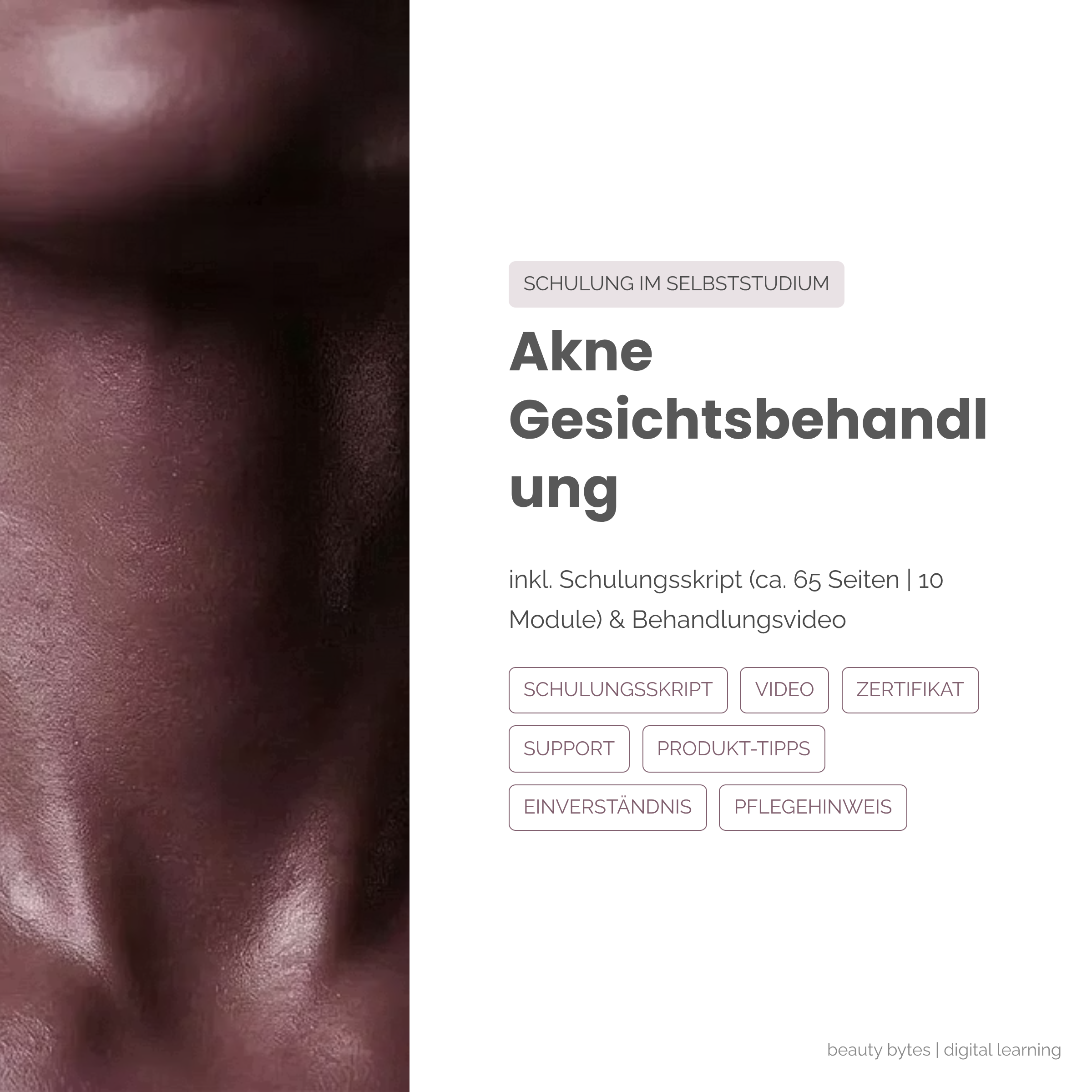 Akne Gesichtsbehandlung