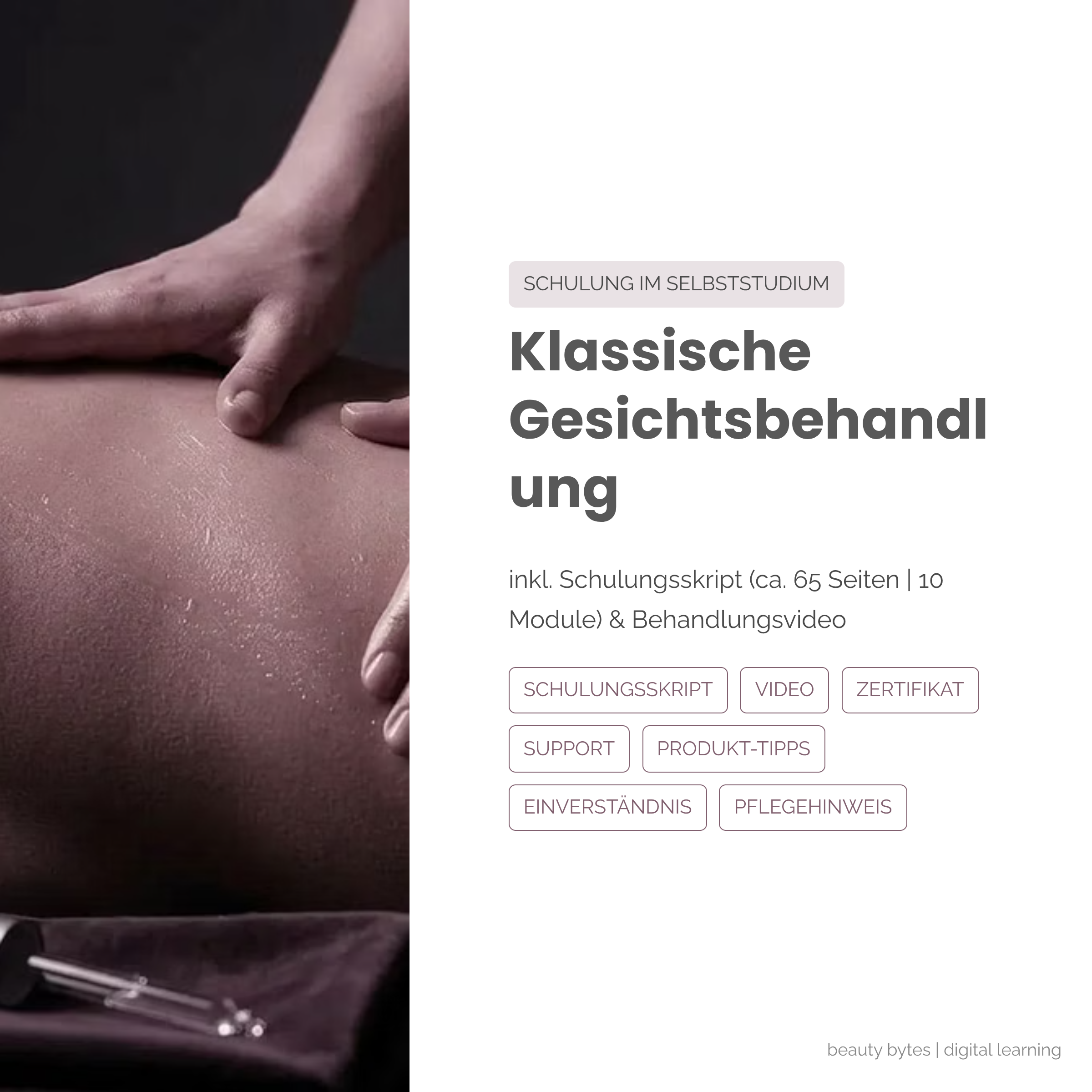Klassische Gesichtsbehandlung