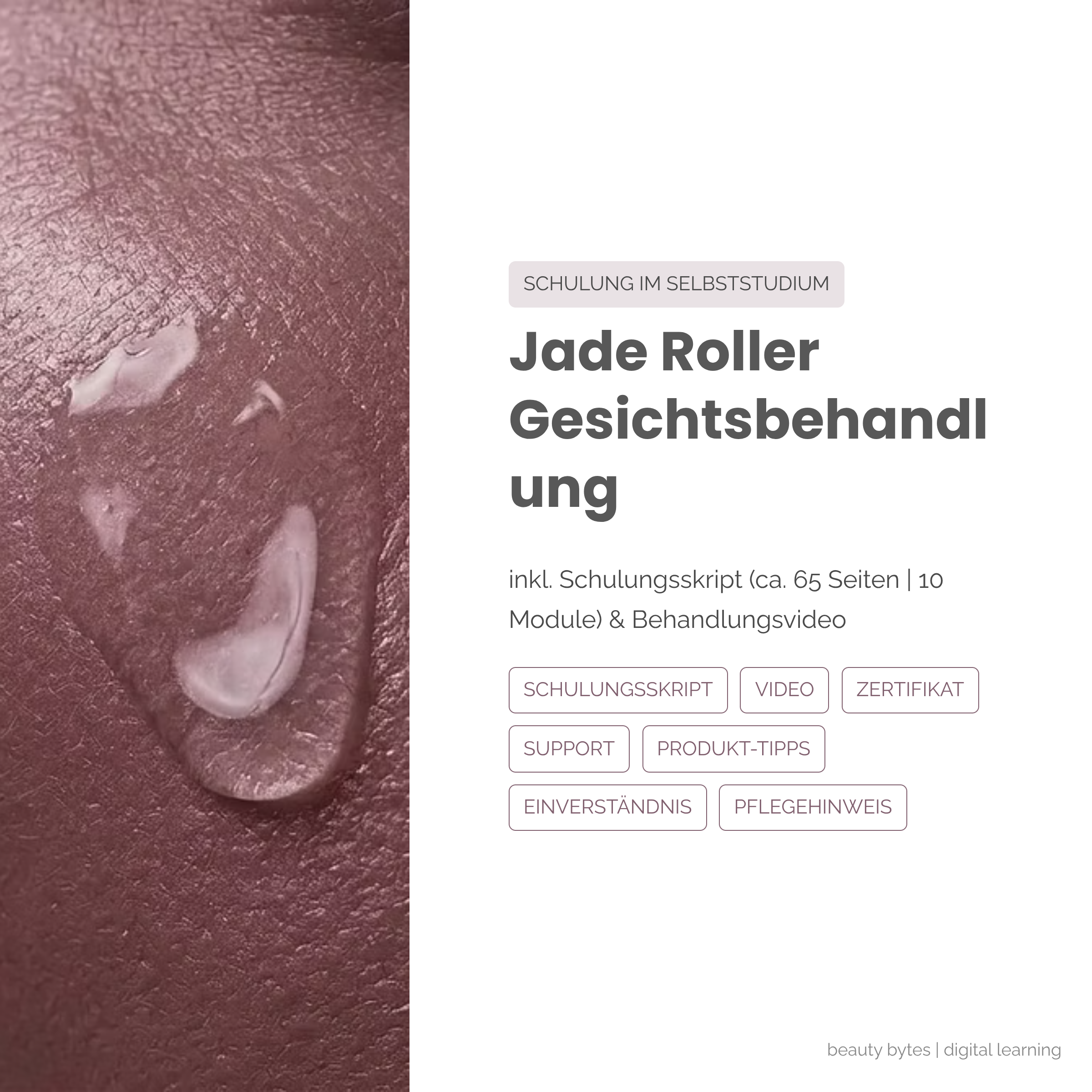 Jade Roller Gesichtsbehandlung