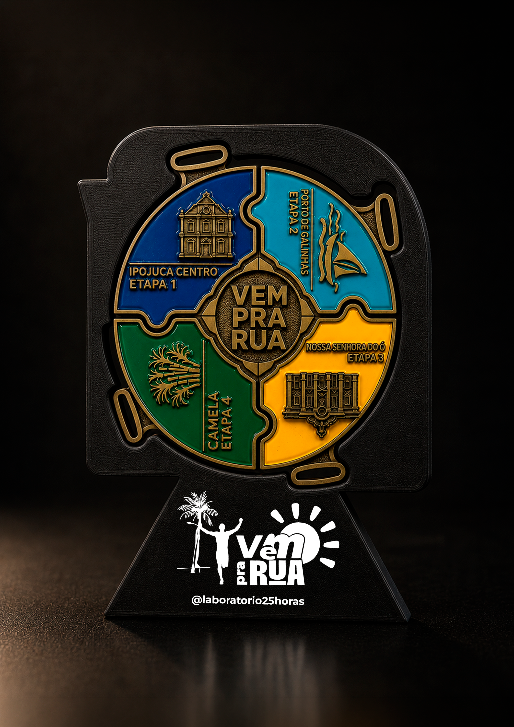 Porta Medalhas - Vem Pra Rua