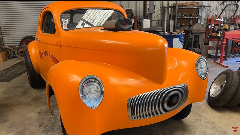 For Sale: The Legendary "Dirty" Ernie Hamon Real-Steel 1941 Willys Coupe Gasser