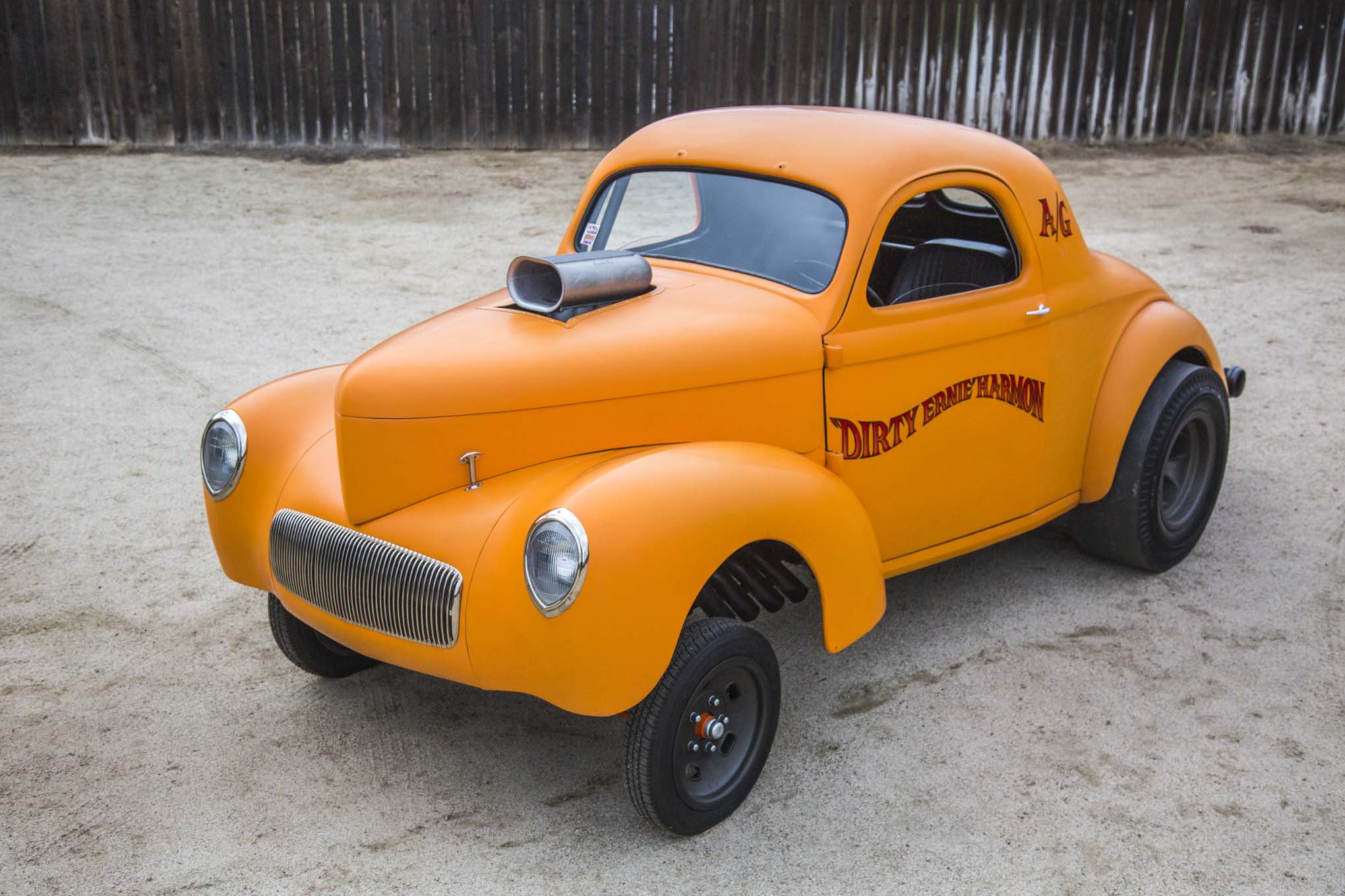 For Sale: The Legendary "Dirty" Ernie Hamon Real-Steel 1941 Willys Coupe Gasser
