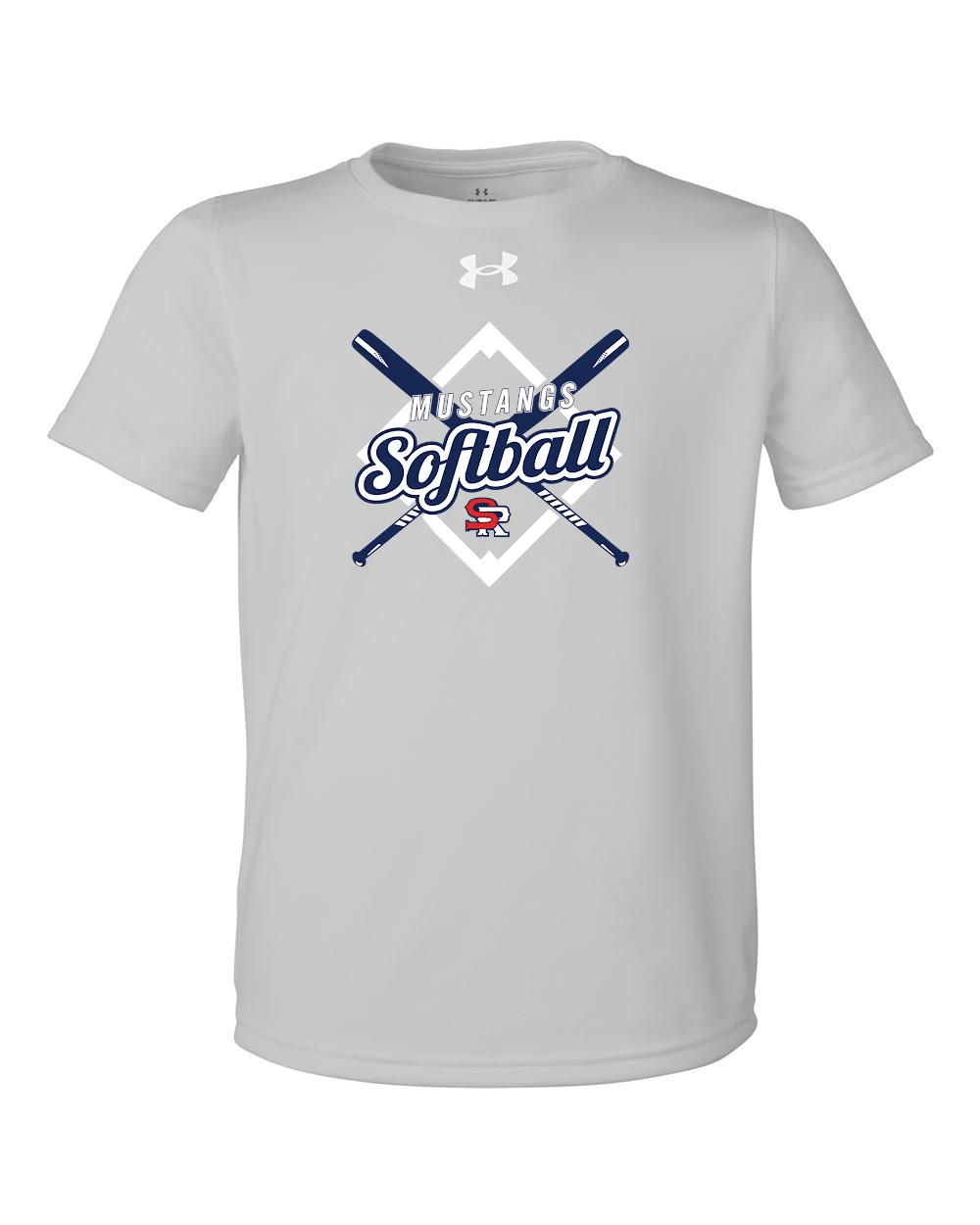 Youth UA Mustangs Softball Performance Tee