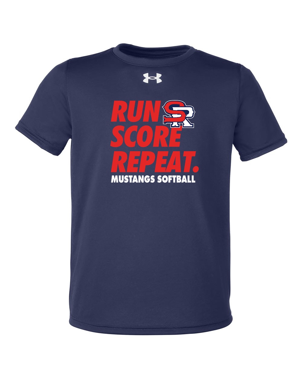 Youth UA RUN SCORE REPEAT Performance Tee