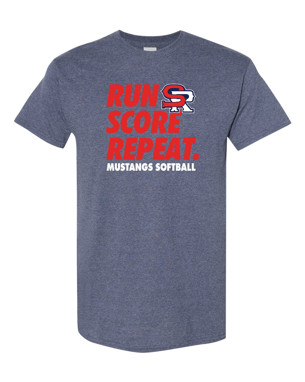 Youth RUN SCORE REPEAT Heavy Cotton T-Shirt