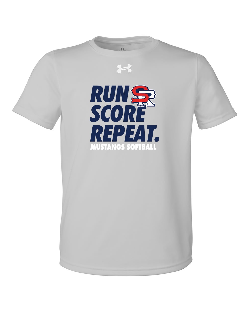 Youth UA RUN SCORE REPEAT Performance Tee