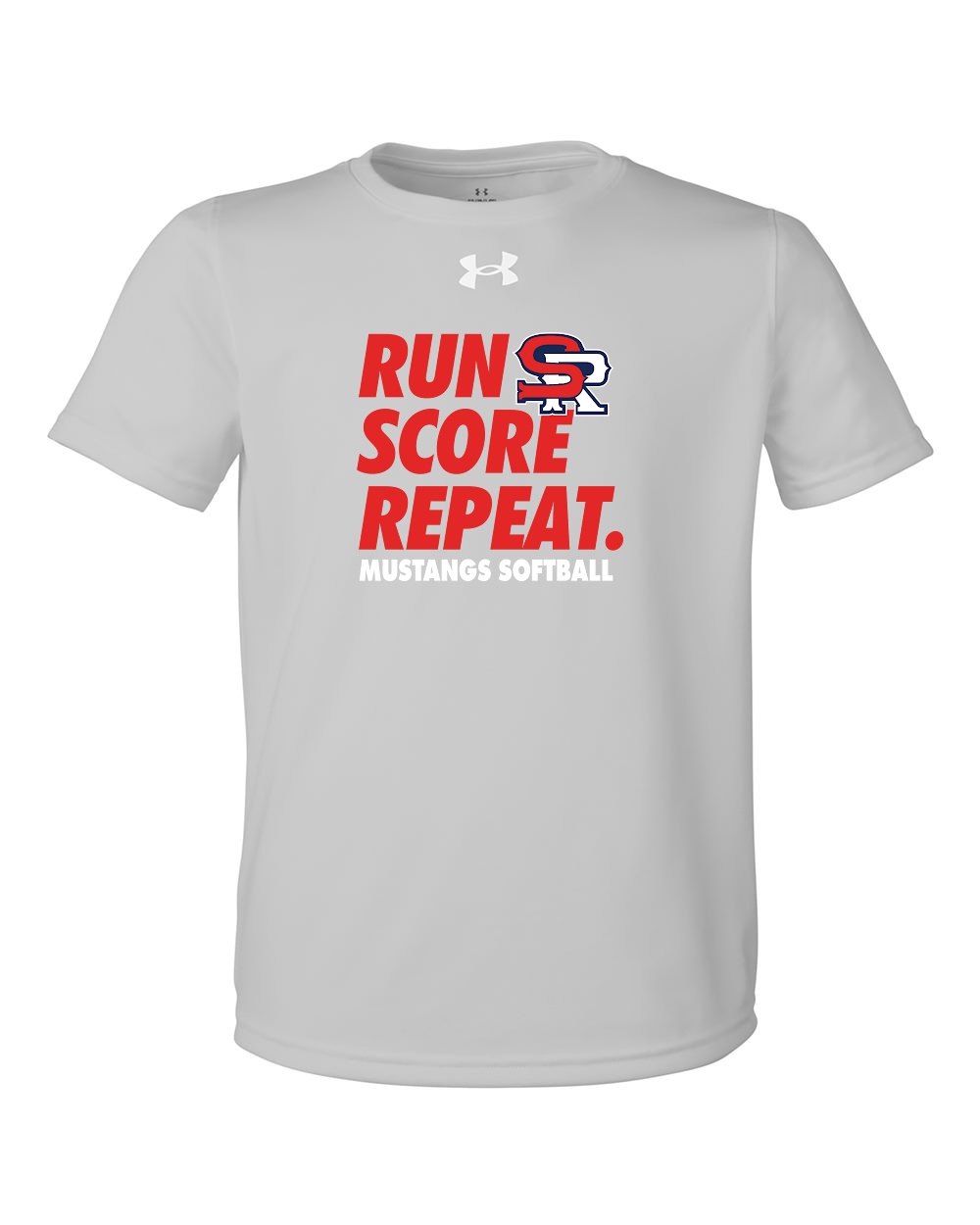 Youth UA RUN SCORE REPEAT Performance Tee