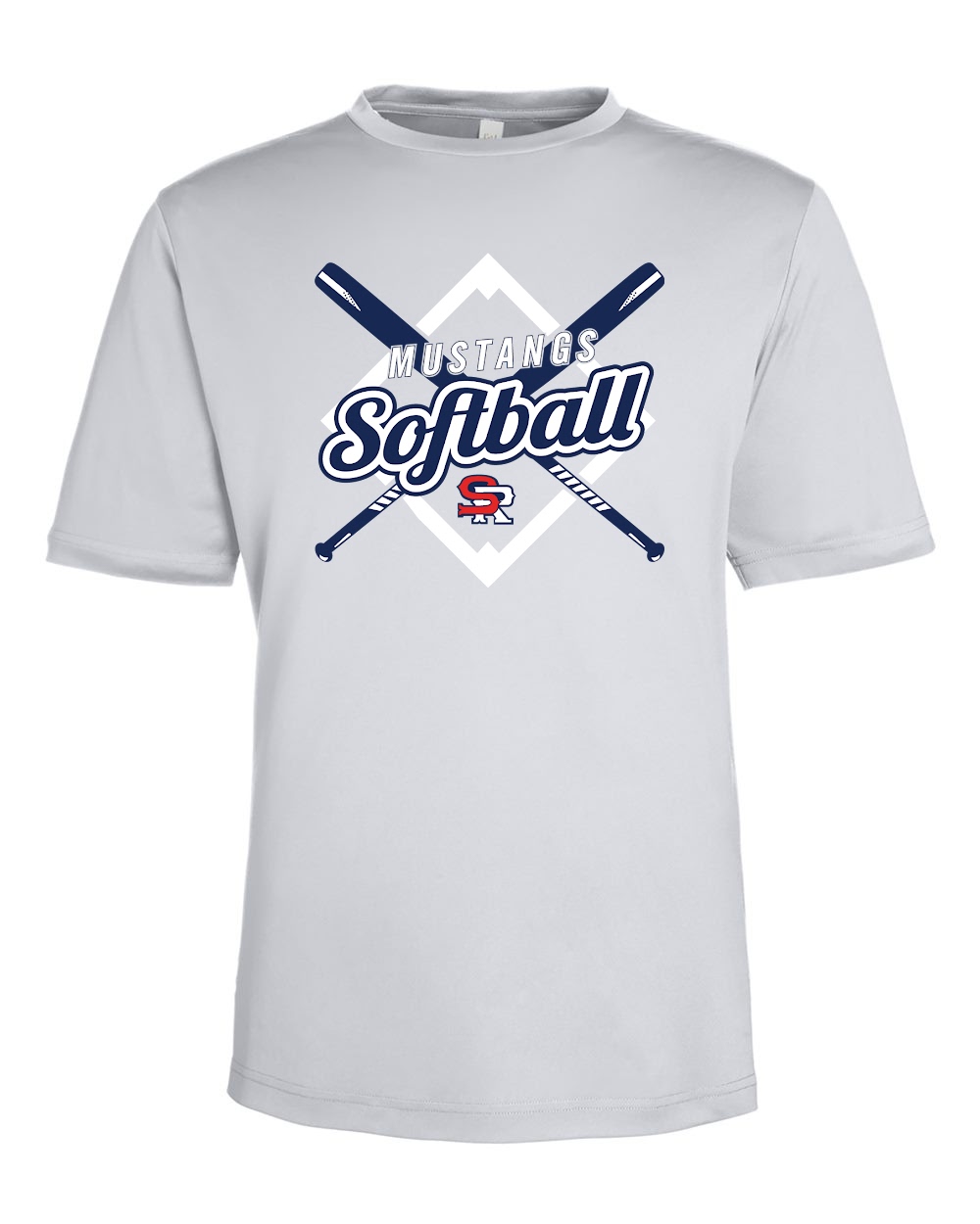 Unisex Mustangs Softball Performance T-Shirt