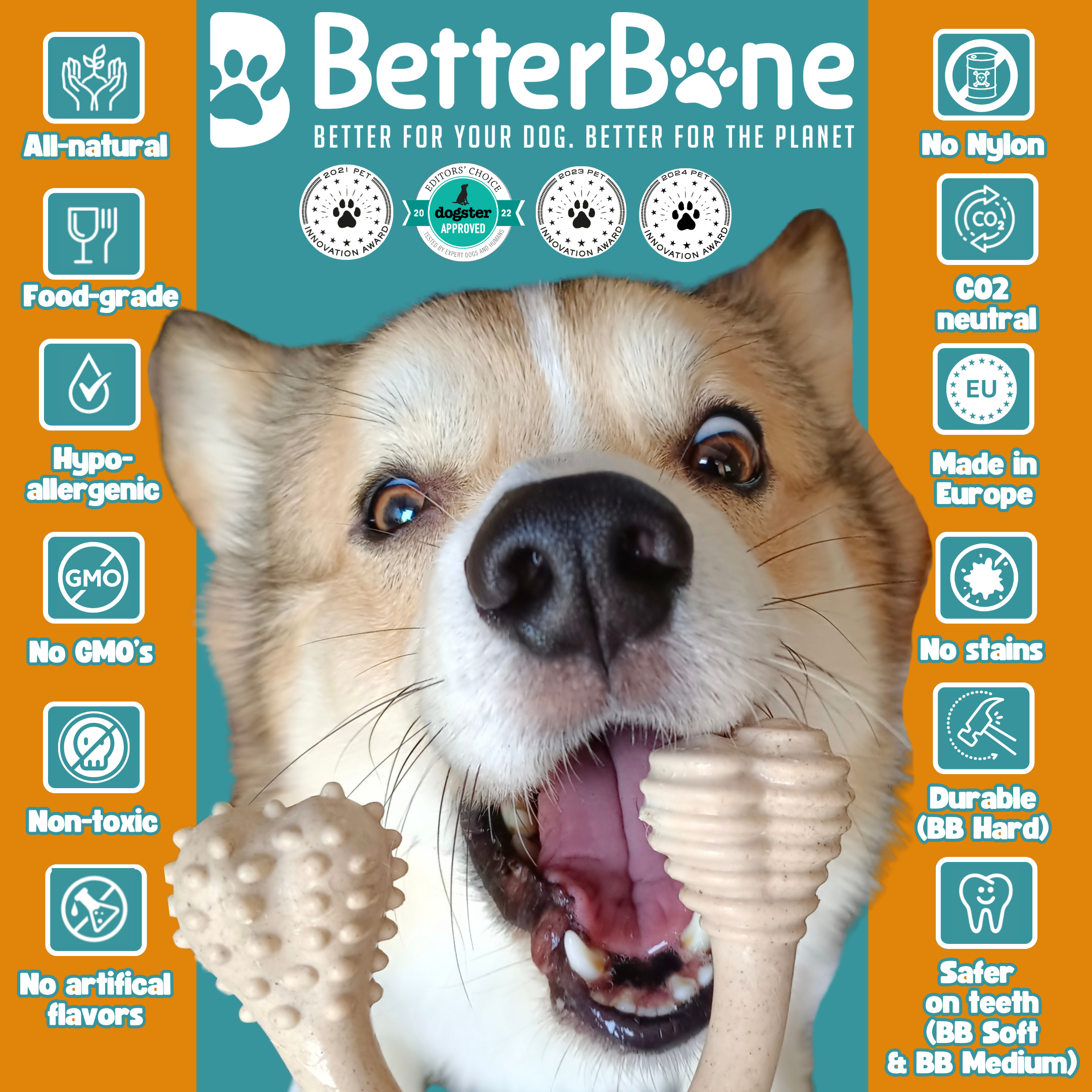 BetterBone Medium, for moderate chewer