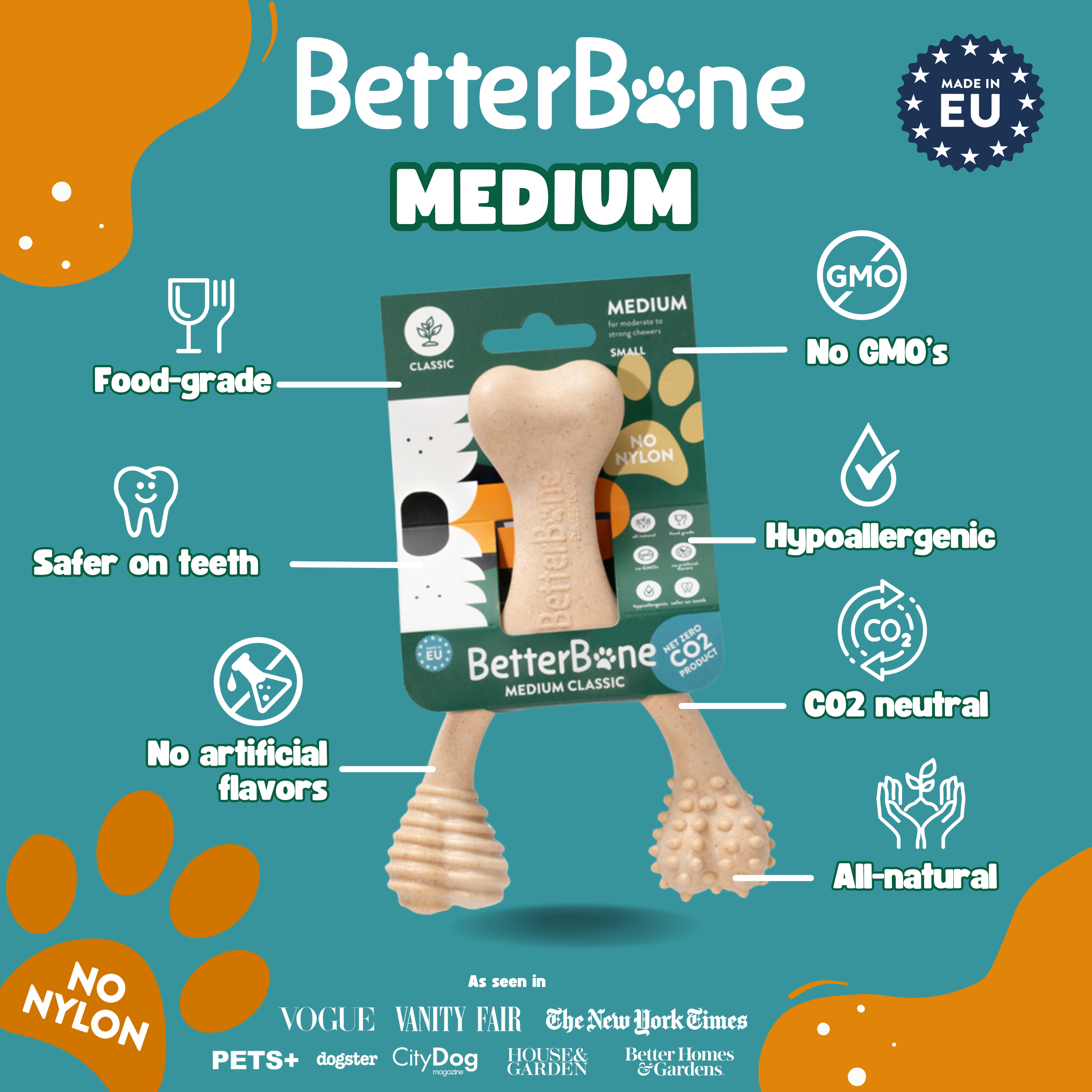 BetterBone Medium, for moderate chewer