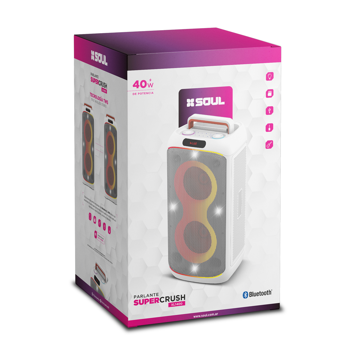 PARLANTE SOUL SUPER CRUSH XL1400