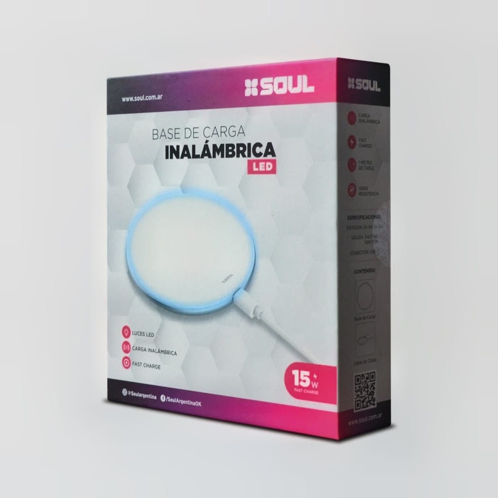 CARGADOR INALÁMBRICO SOUL