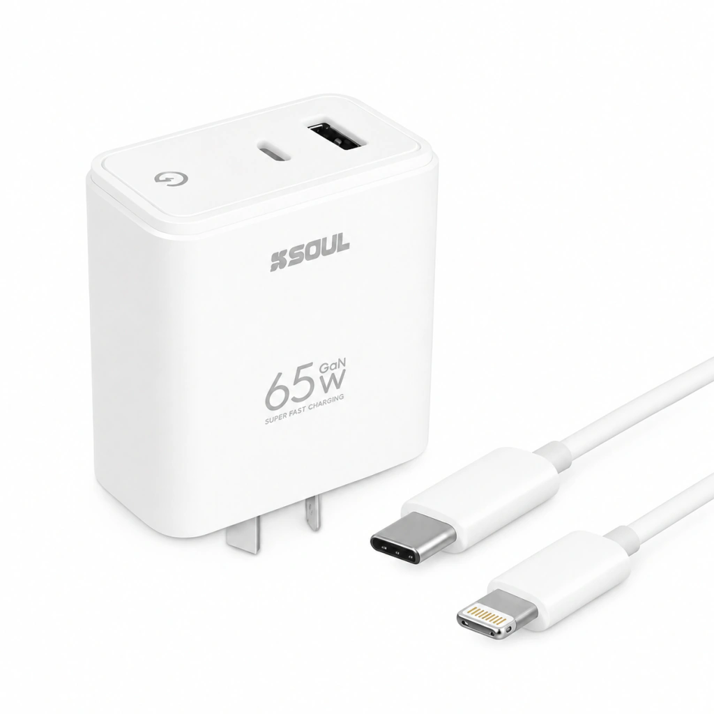 CARGADOR SOUL PD 65W CON CABLE