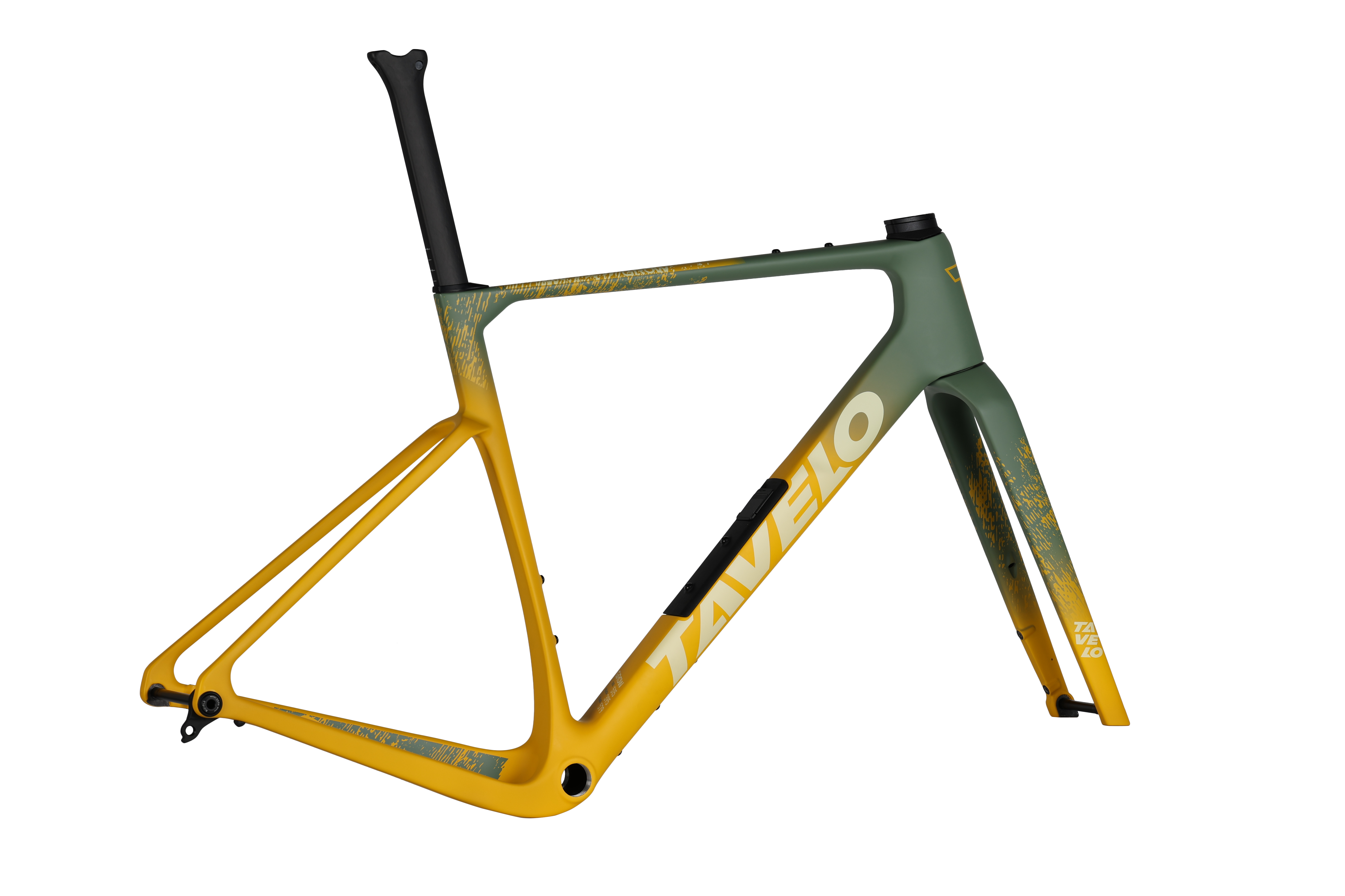 Yellow TAVELO GROW frame with AVRO-GR Handlebar