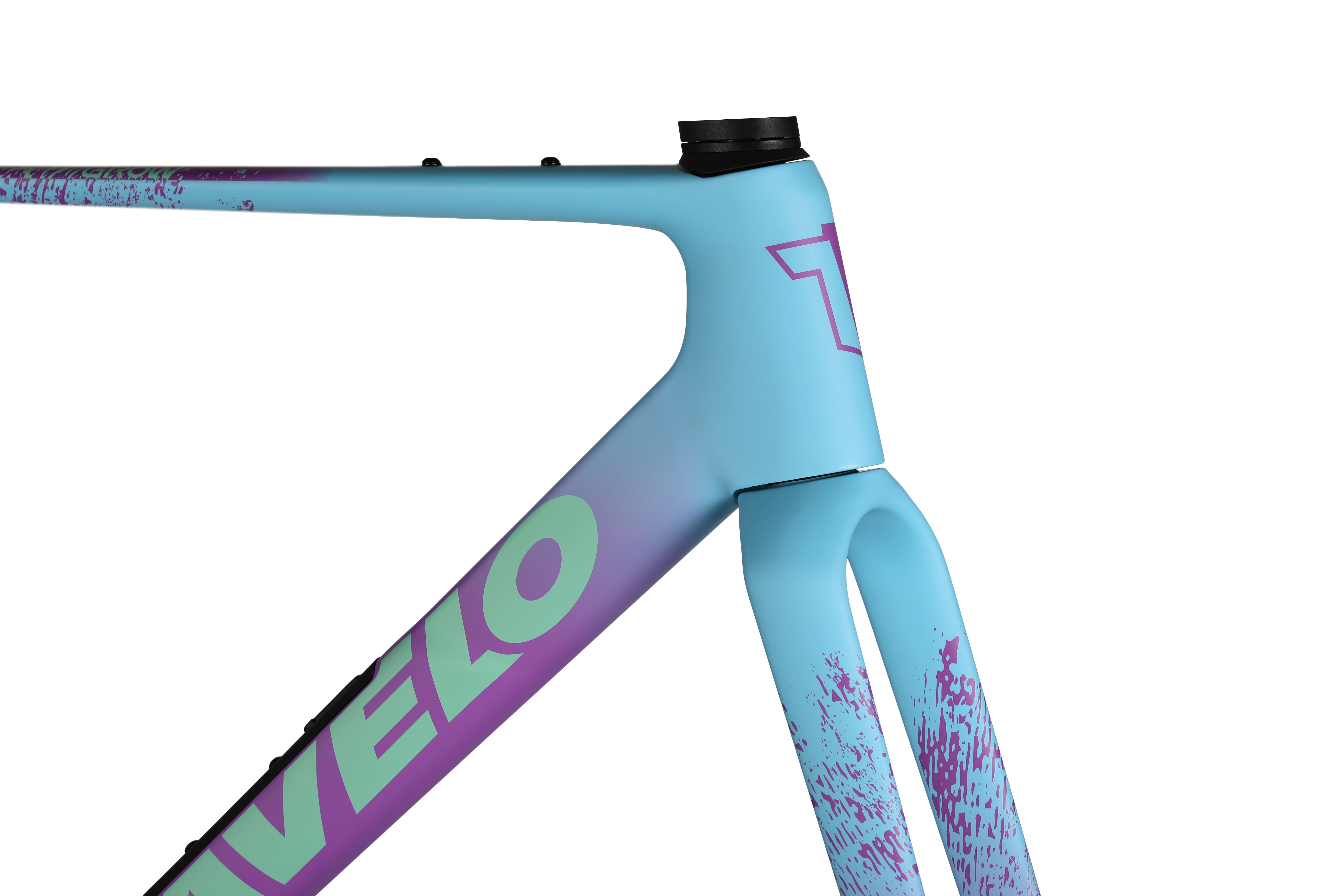 Purple TAVELO GROW frame with Handlebar RISE
