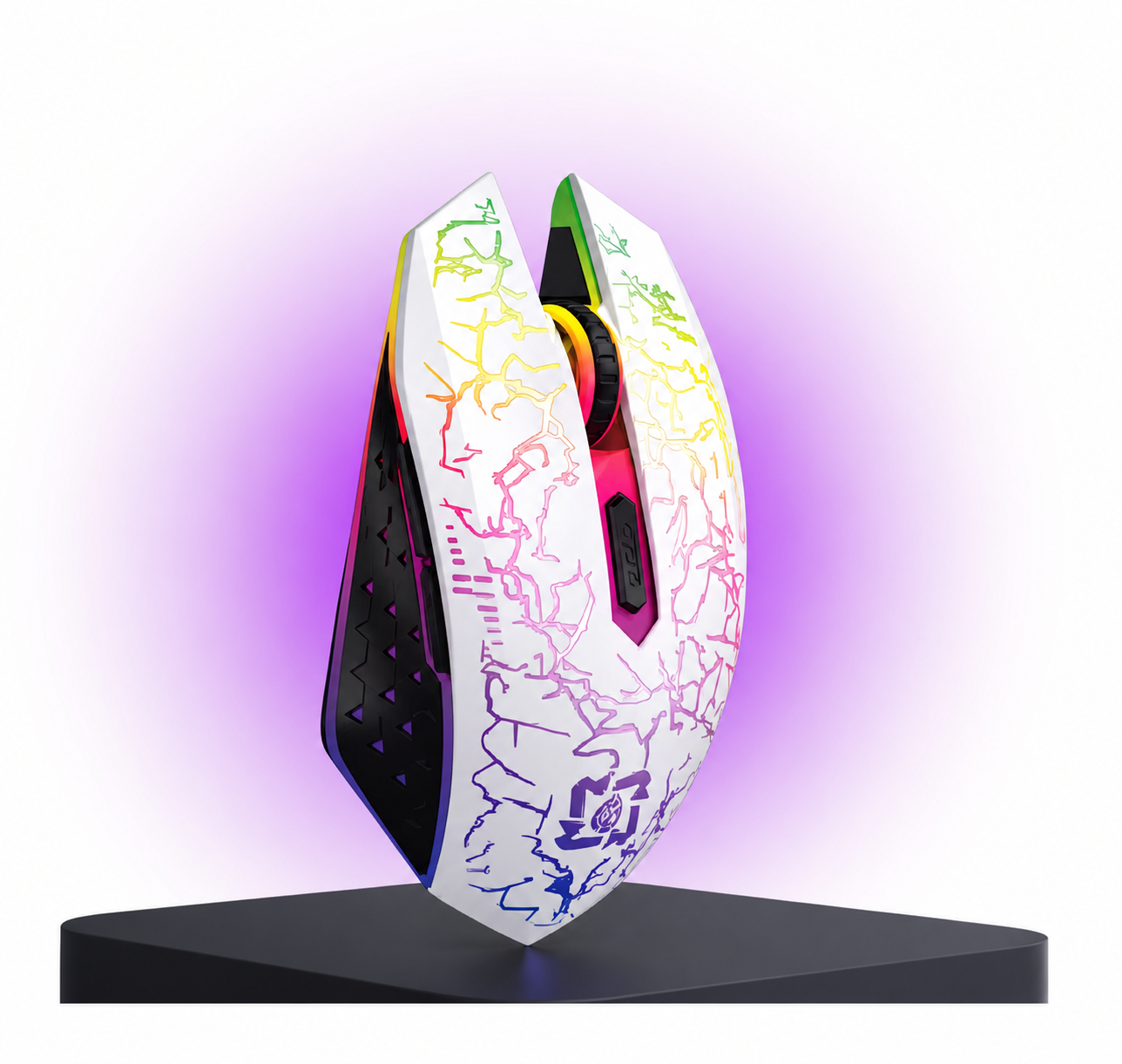 Mouse Bluetooth 5.2 RGB inalámbrico de 2.4G