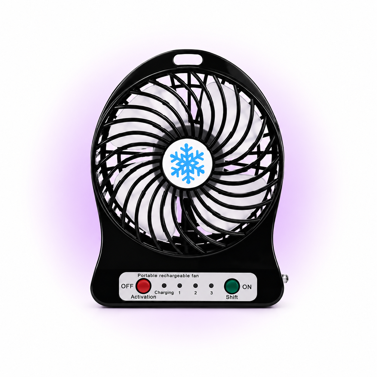 Mini ventilador portátil USB recargable