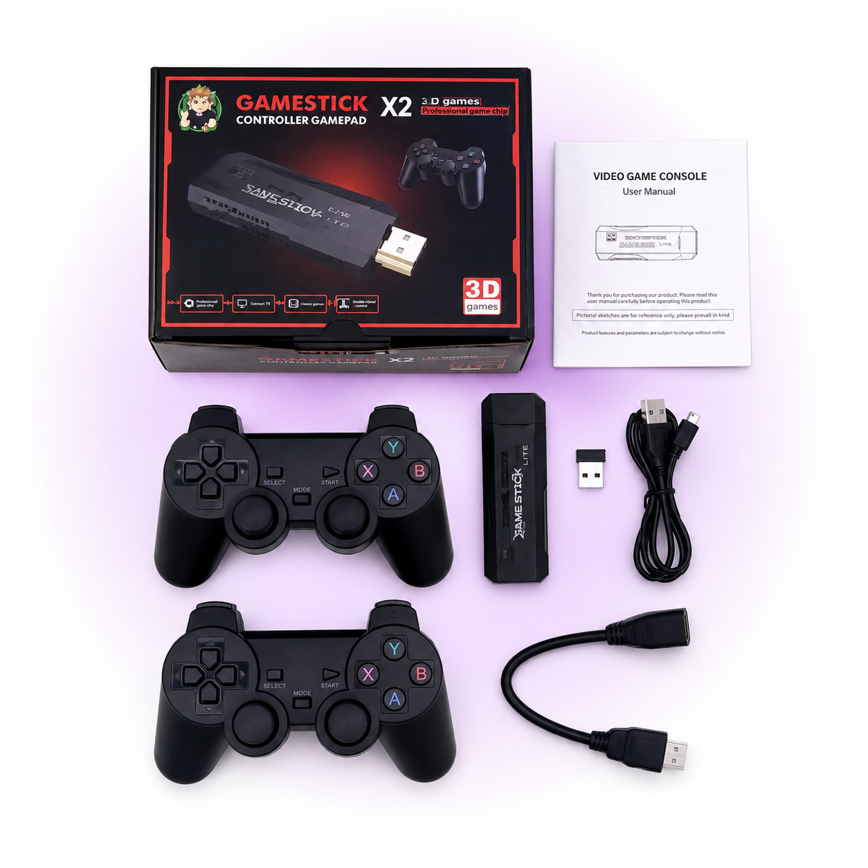 Consola de videojuegos X2 Plus 3D con más de 40000 juegos