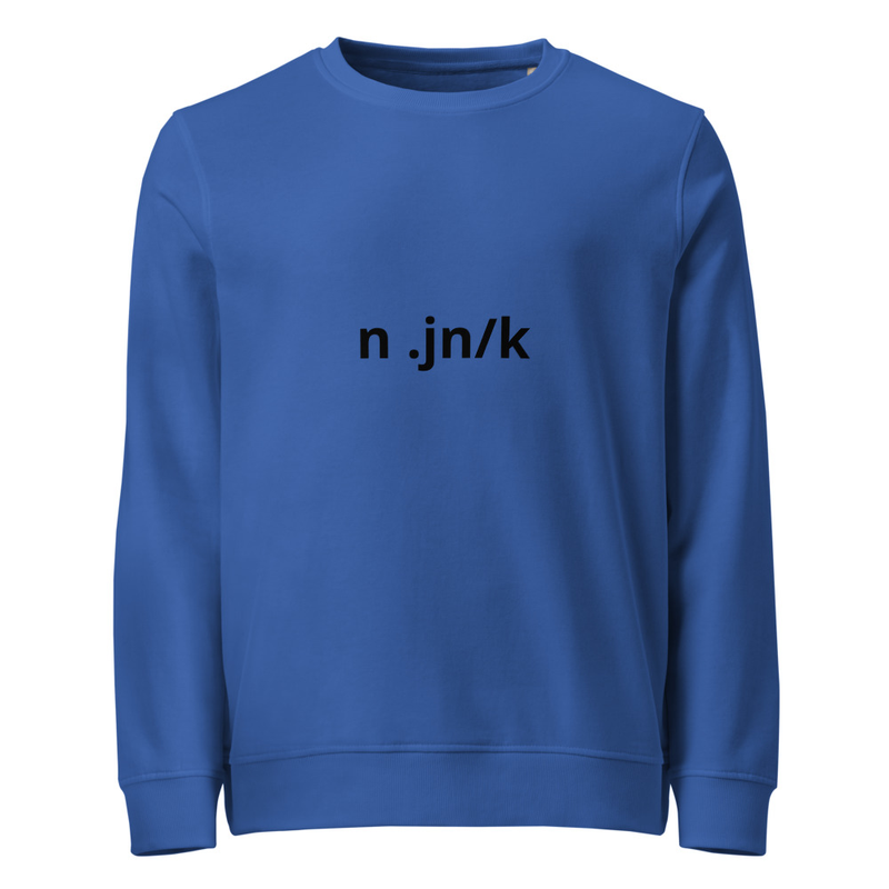 Unisex organic sweatshirt