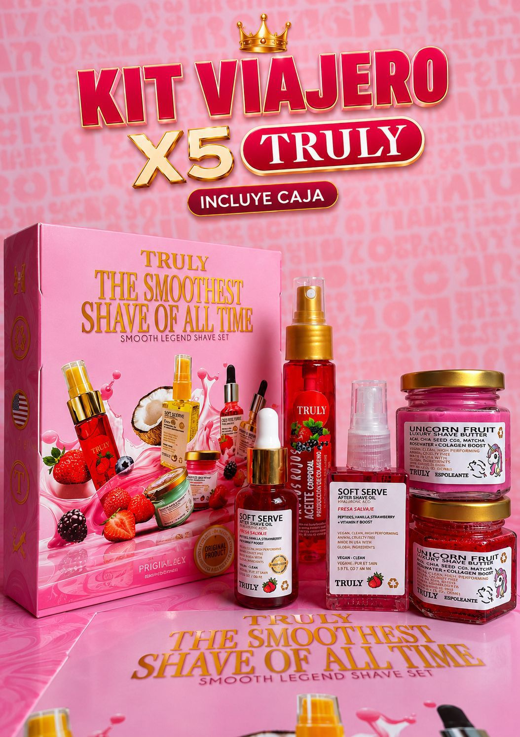 Kit Viajero x5 Truly