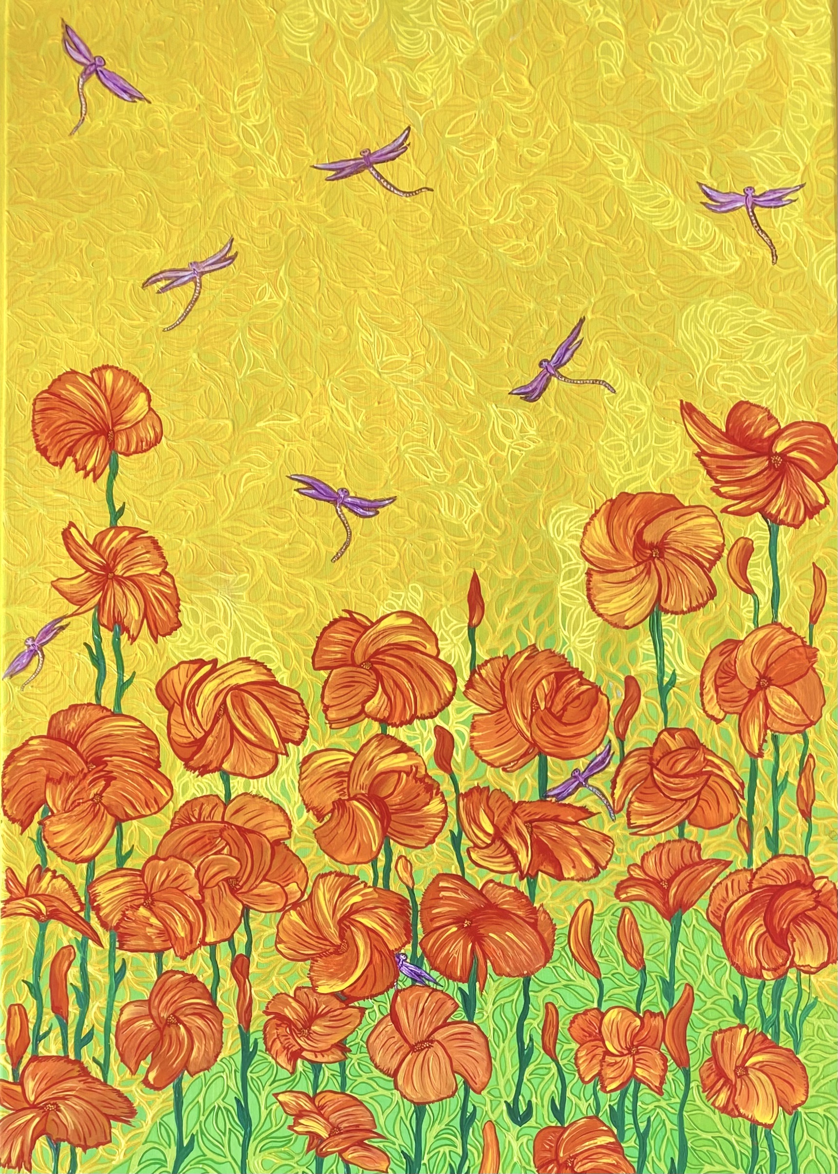 Dragonflies & Blooms