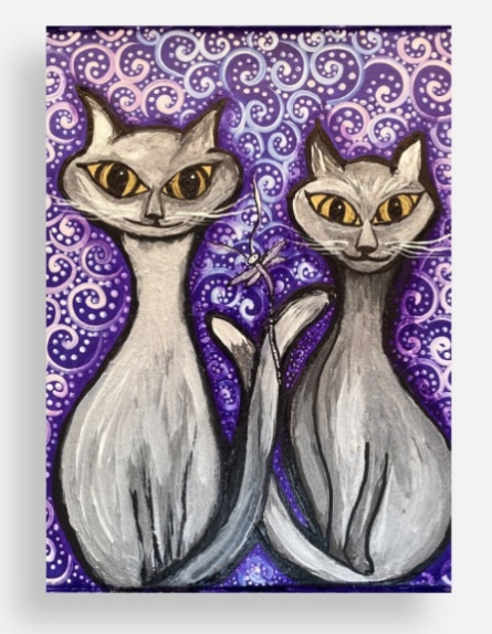 Feline American Gothic