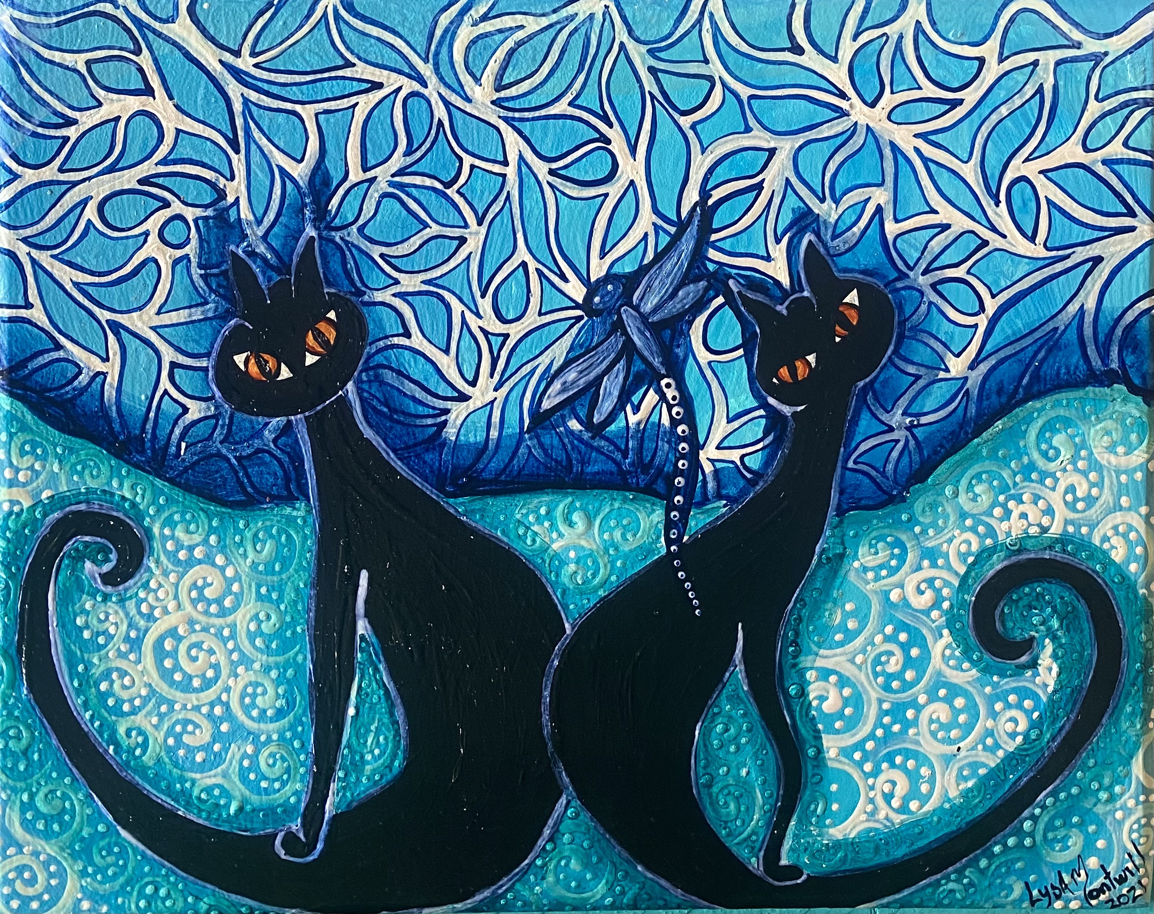 Black cat duo